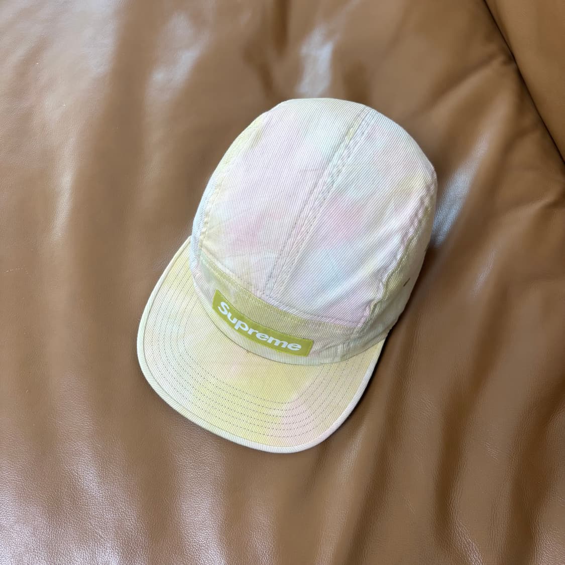 슈프림 캠프캡 모자 박스로고 마블 다이드 상품이미지5