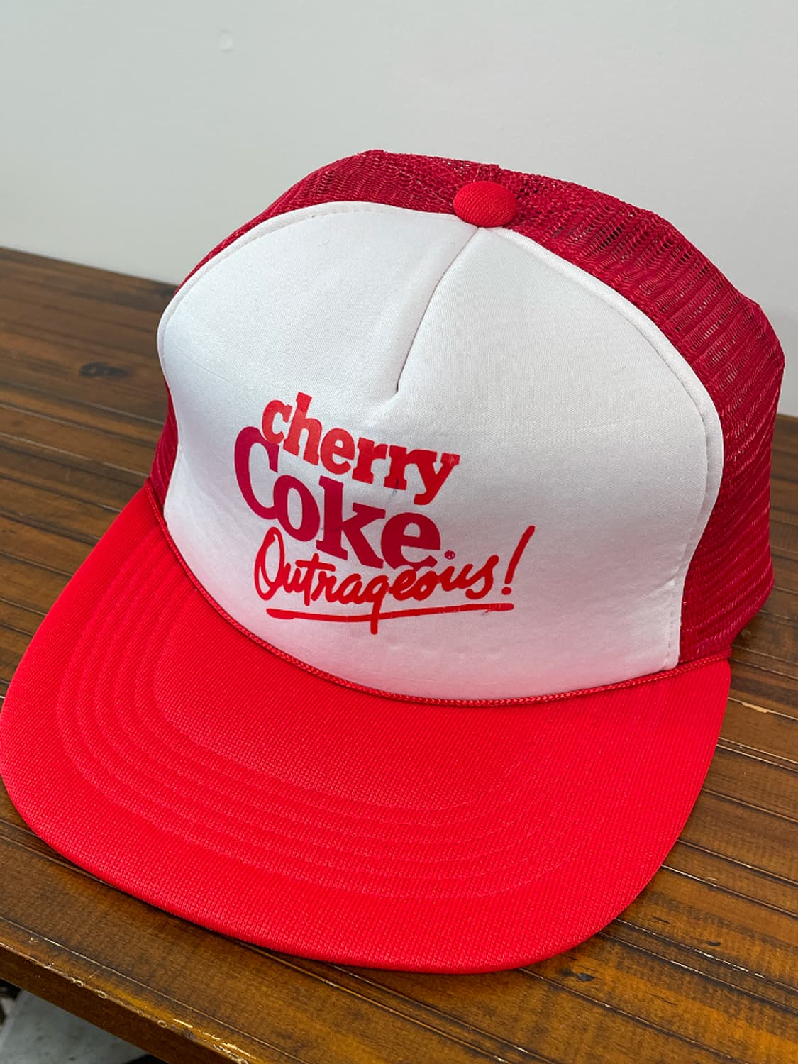 90s Coca Cola cherry Coke trucker cap 상품이미지3