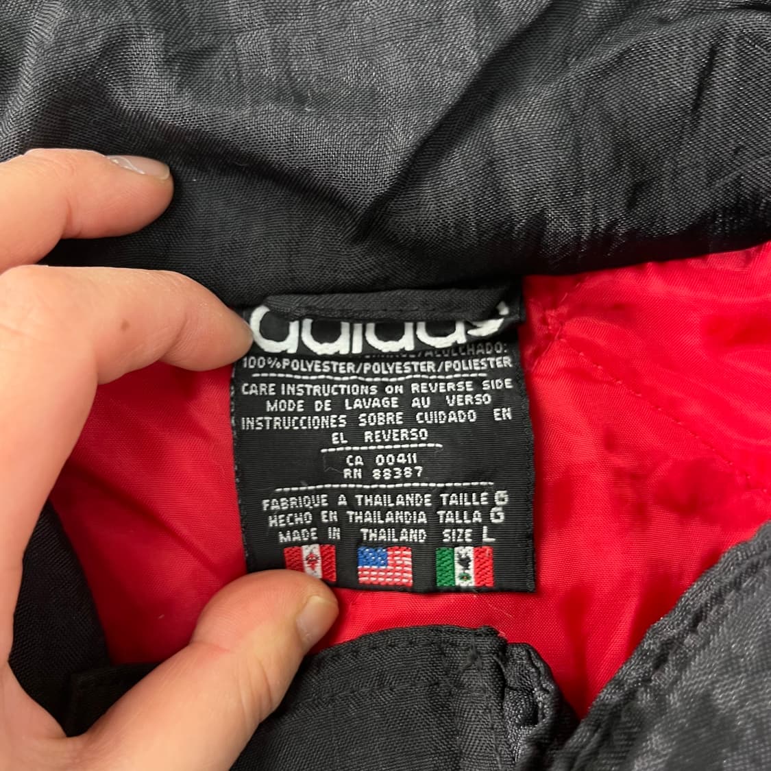 105 아디다스 90s 올드스쿨 누빔 코치 자켓 상품이미지4