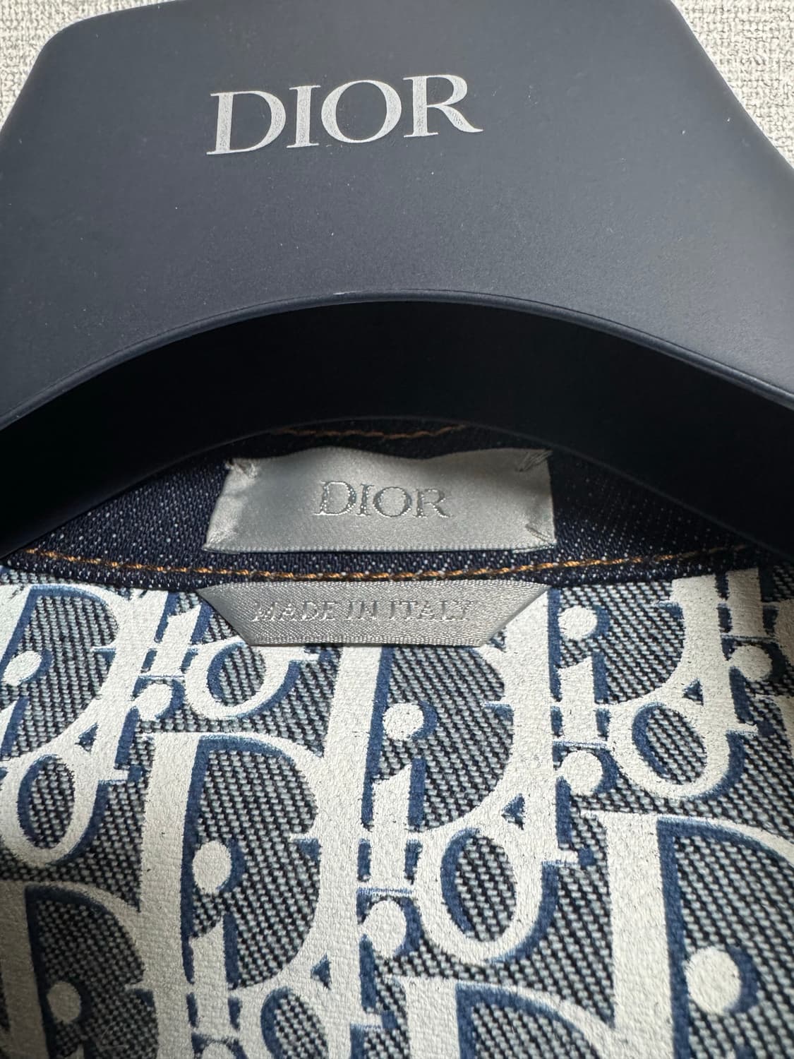 [새상품/당일배송] 디올 오블리크 데님 청자켓 상품이미지3