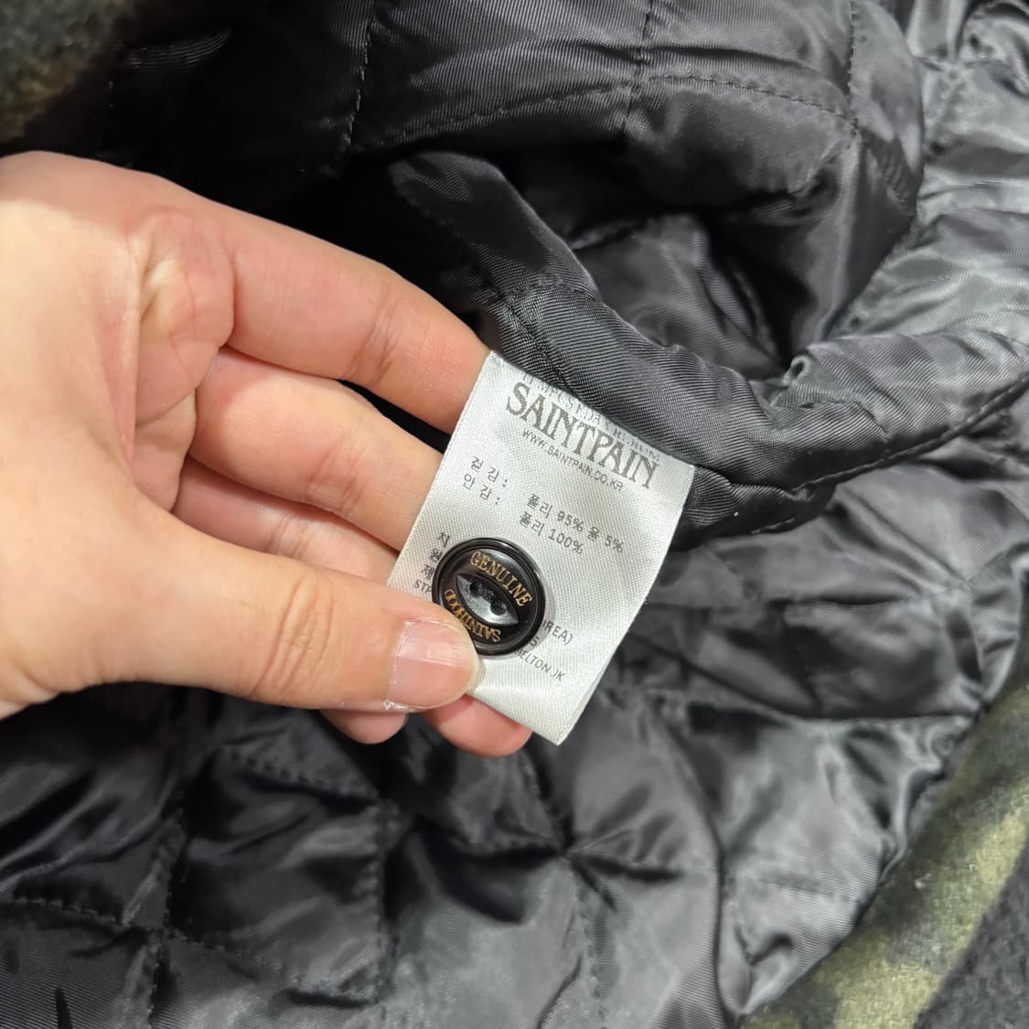 S 세인트페인 밀리터리 카모 울 워크자켓 상품이미지5