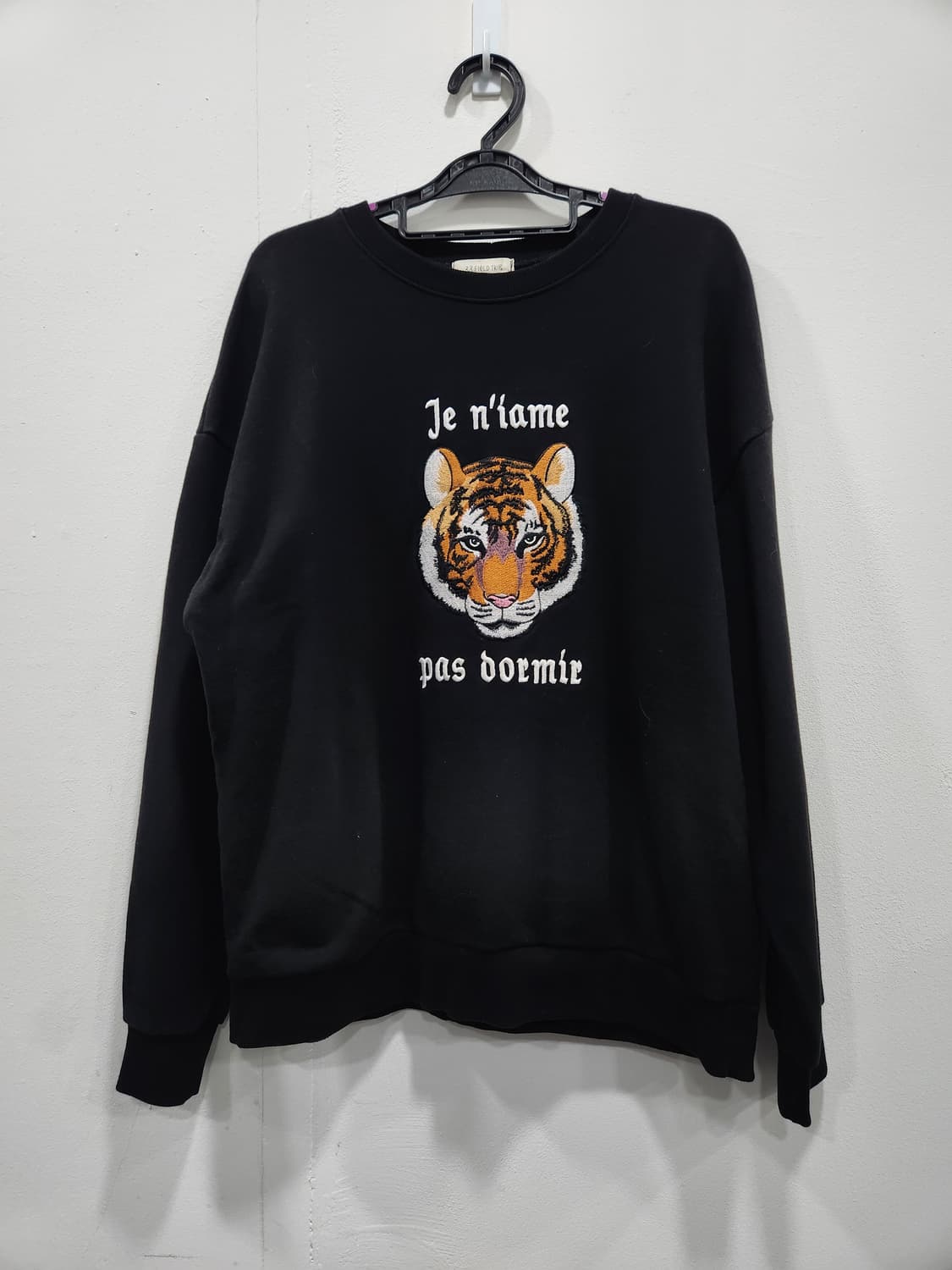 타이거 자수 맨투맨 여성 프리사이즈 상품이미지1