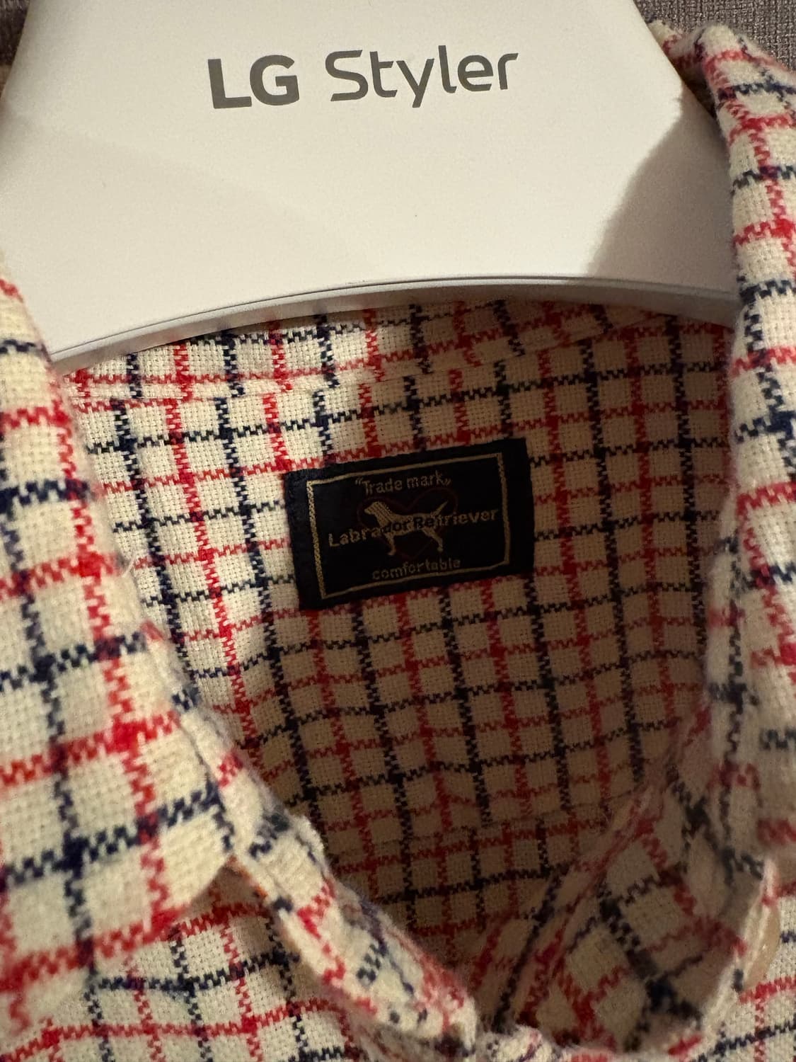 Labrador Retriever 체크 셔츠 원피스 Japan 상품이미지2