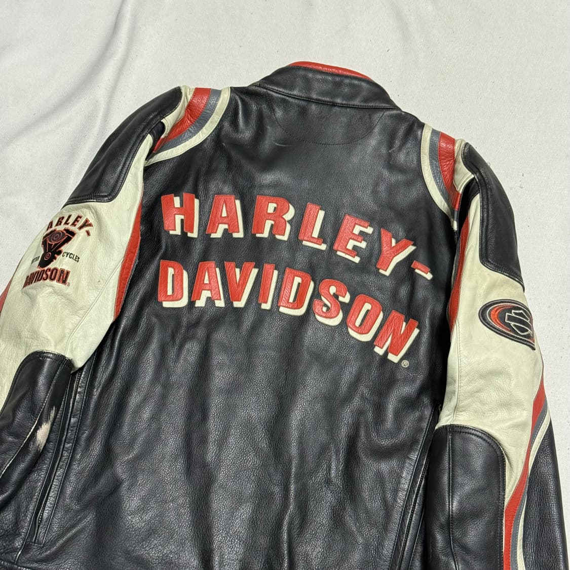 할리데이비슨 라이더 모타사이클 가죽 자켓 상품이미지1