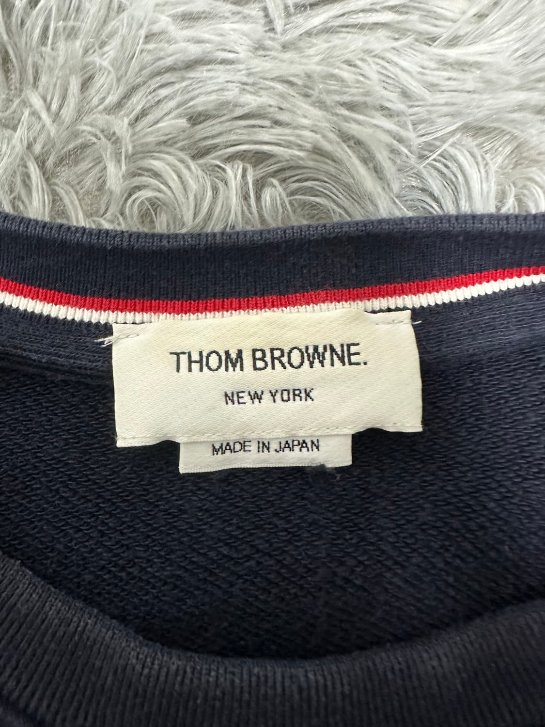 [A급/정품] 톰브라운 네이비 사선 맨투맨 상품이미지2