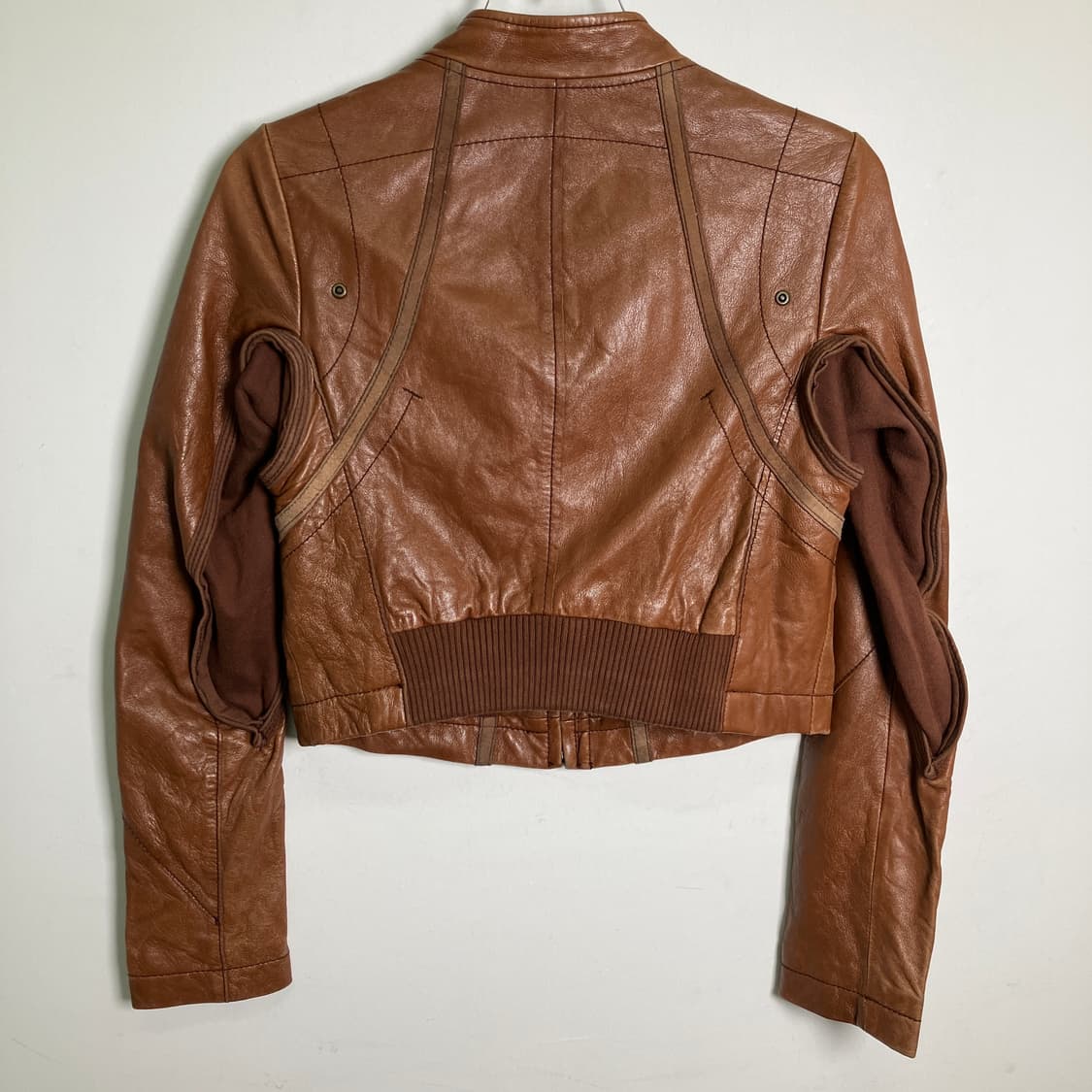 DOHC 브라운 크롭 양가죽 자켓 S 상품이미지6