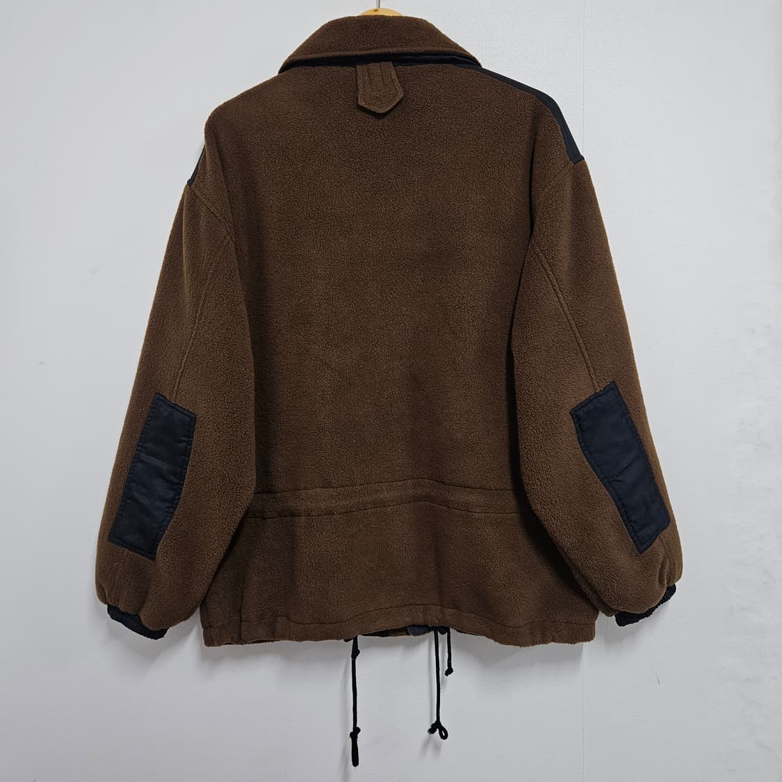90s 올드스쿨 데상트 오버핏 브라운 플리스 자켓 상품이미지3