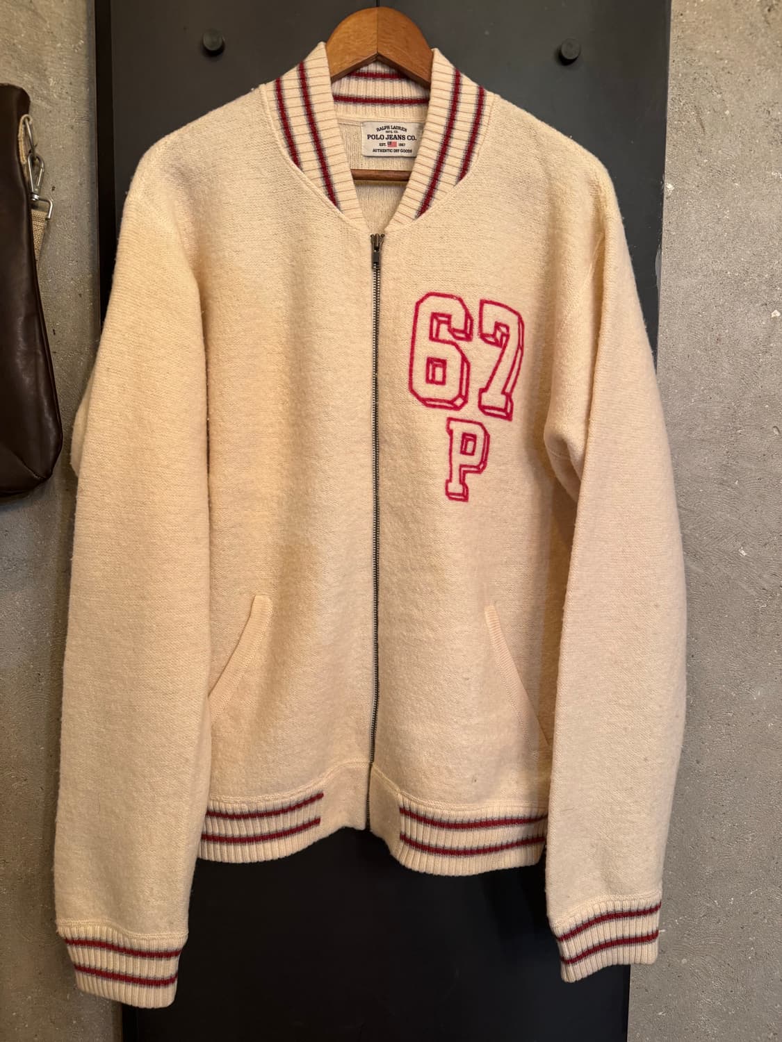 Vtg) 폴로진 랄프로렌 집업 가디건 상품이미지1