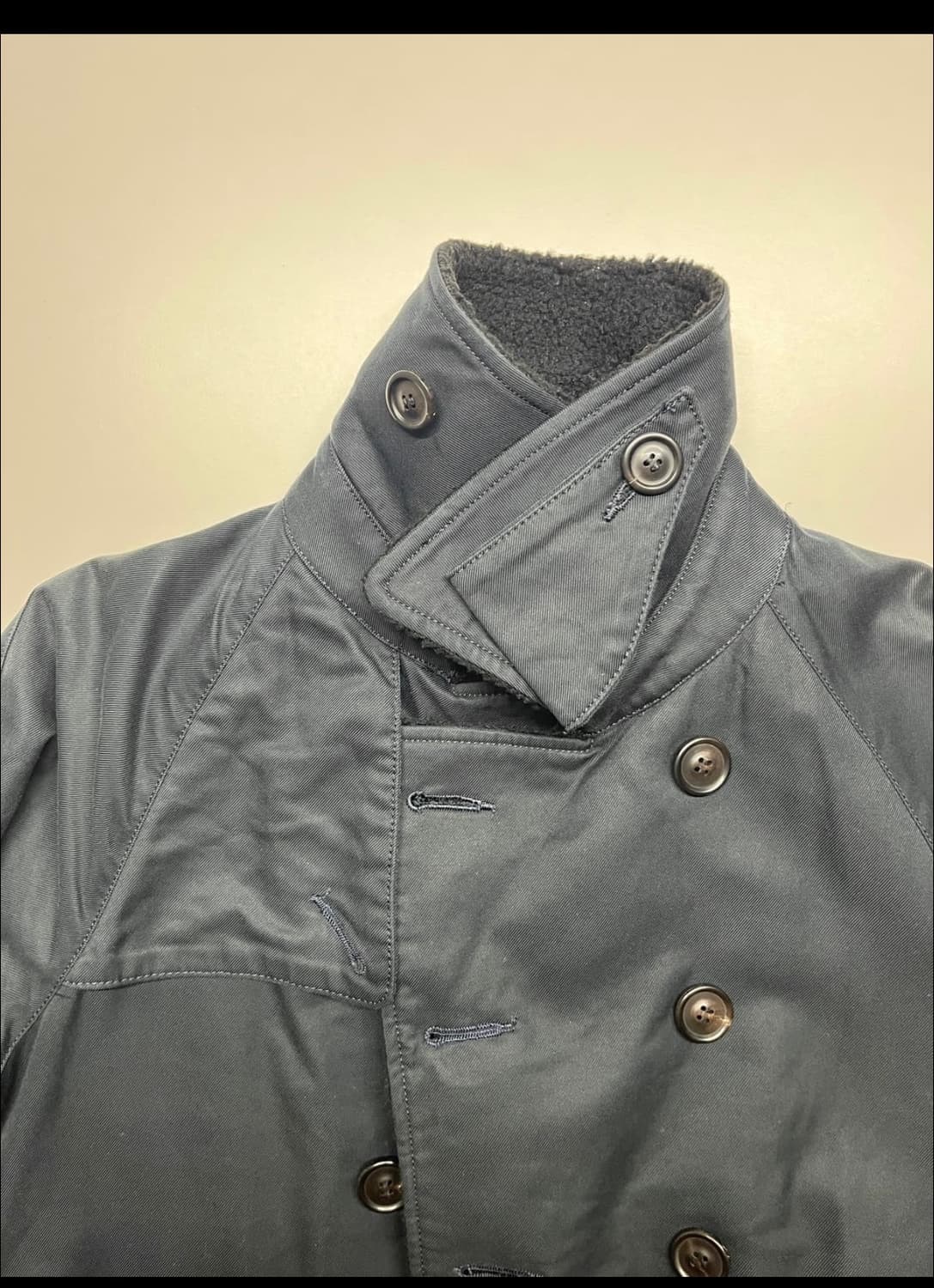 언유즈드 보아 트렌치 자켓 상품이미지2