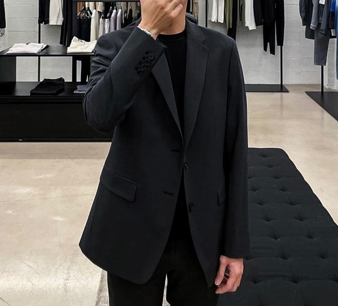 정가 89만) 띠어리 theory 울블레이저 다크차콜 상품이미지1