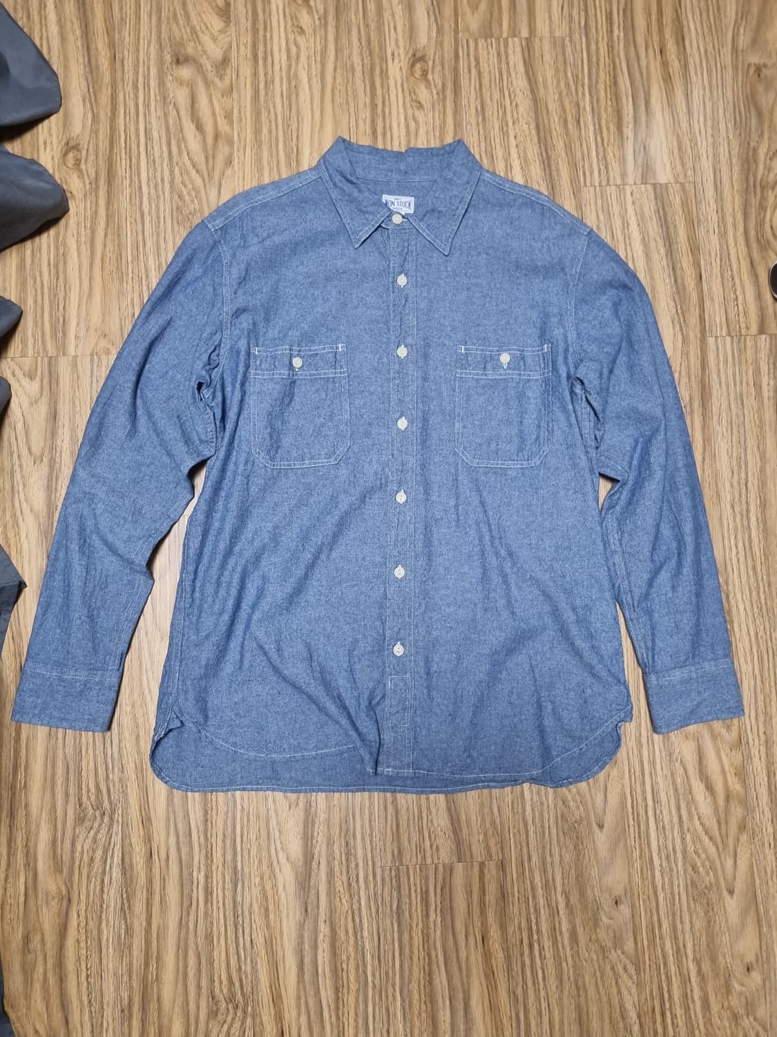 브론슨 샴브레이 셔츠 상품이미지4