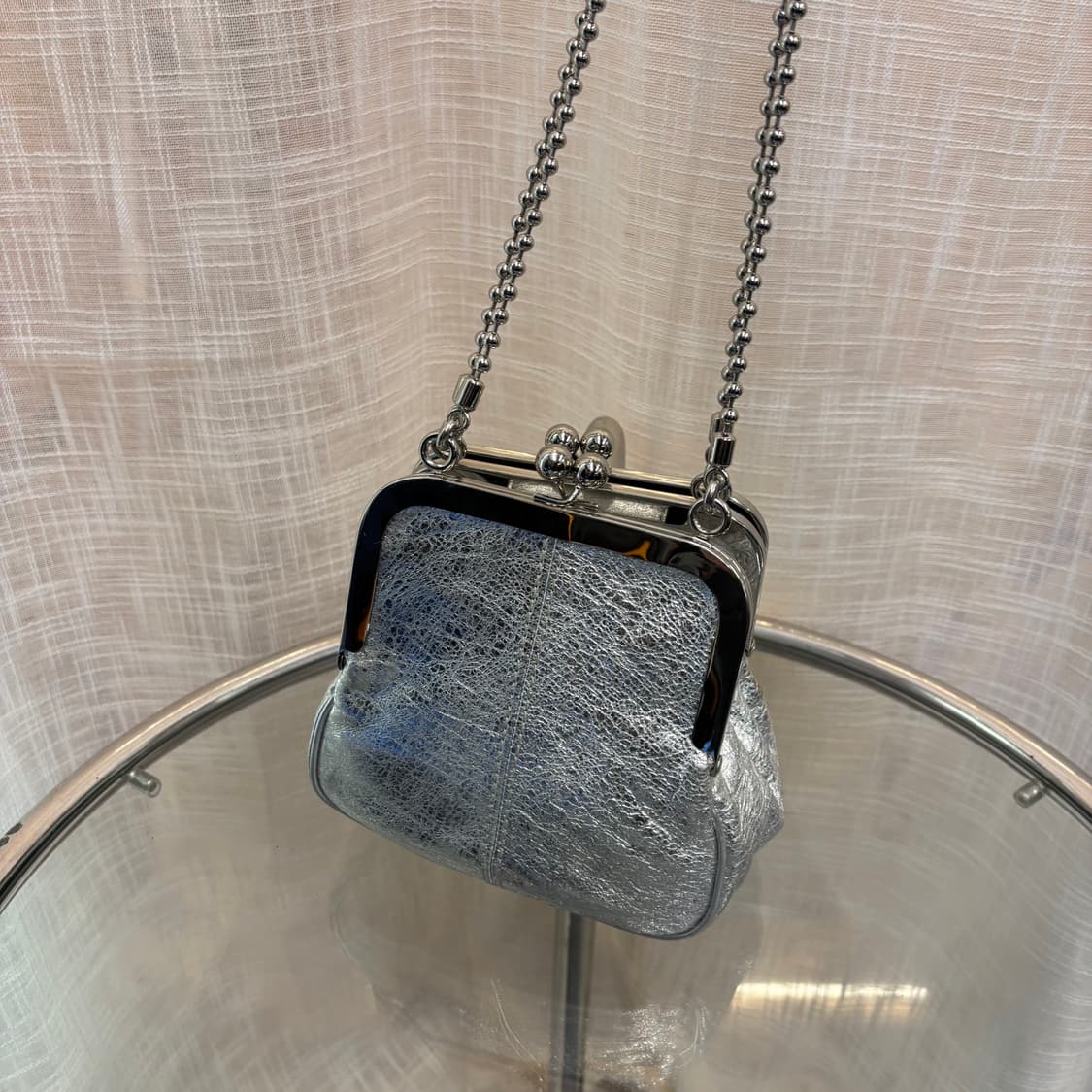 정품 코치 코인퍼스 실버 체인백     상품이미지6