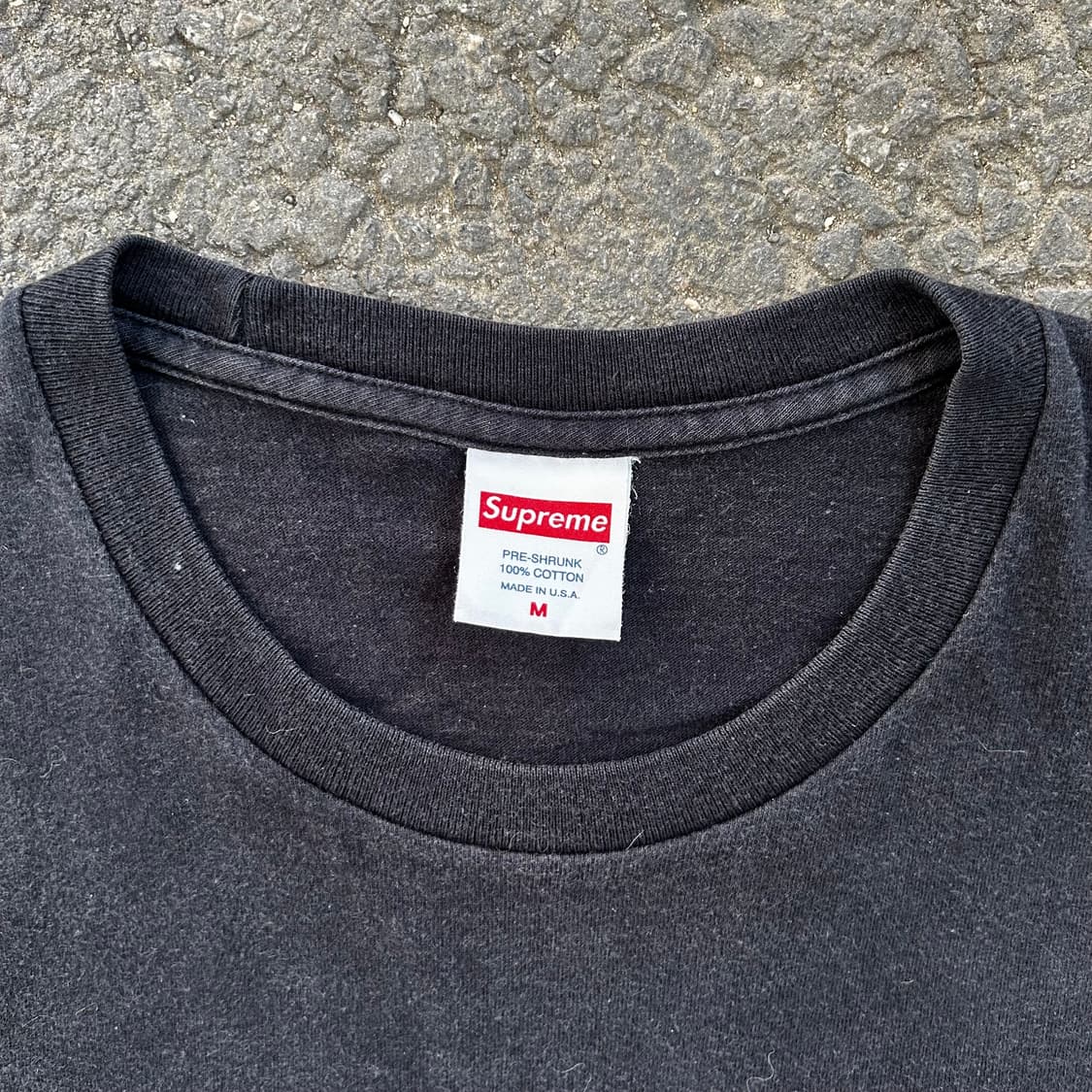 슈프림 x 러프 라이더스 티셔츠 블랙 M  상품이미지5