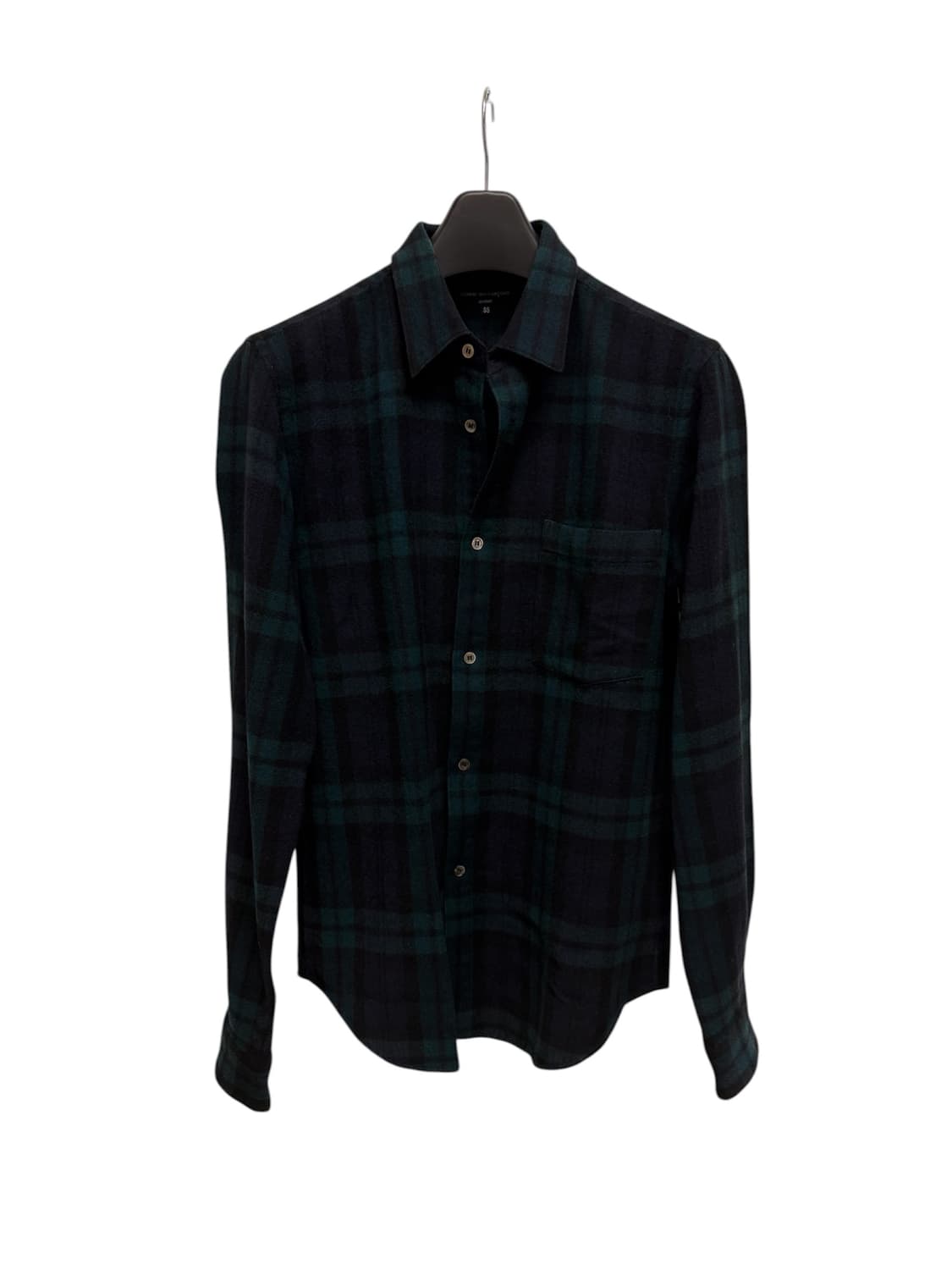 꼼데가르송 옴므 체크 무늬 패턴 셔츠 상품이미지1