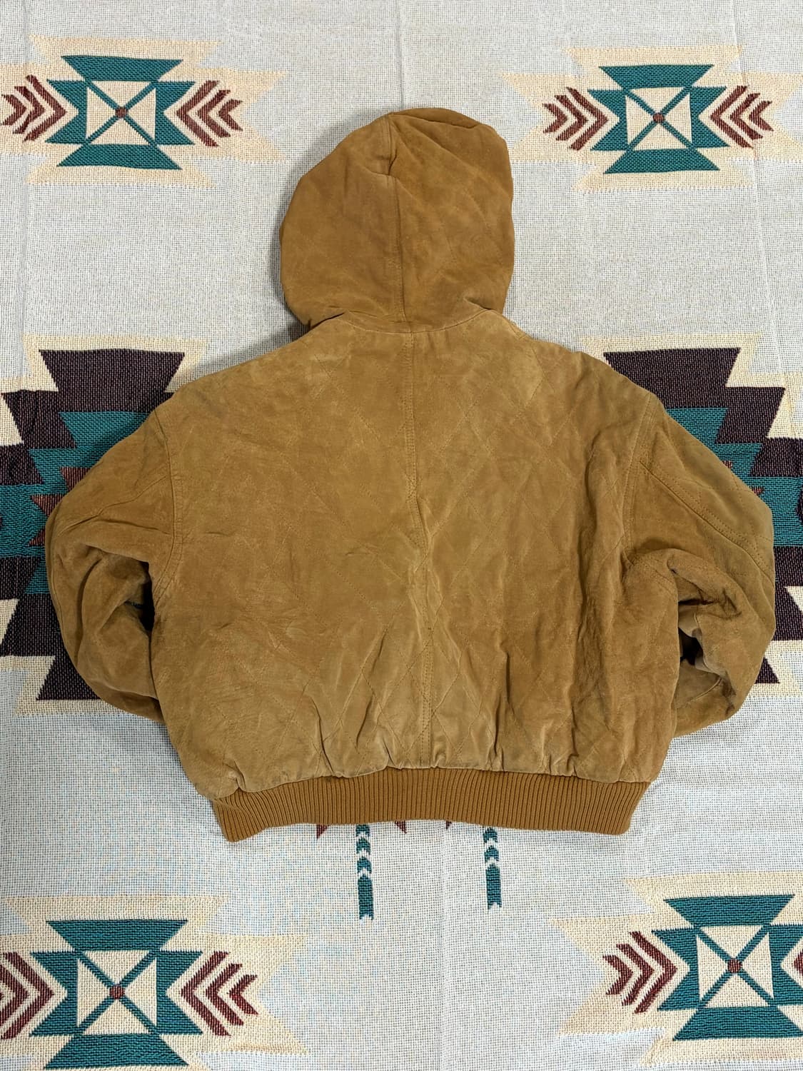 Jun&Co suede crop hoodie / 스웨이드 후드집업 자켓 상품이미지6