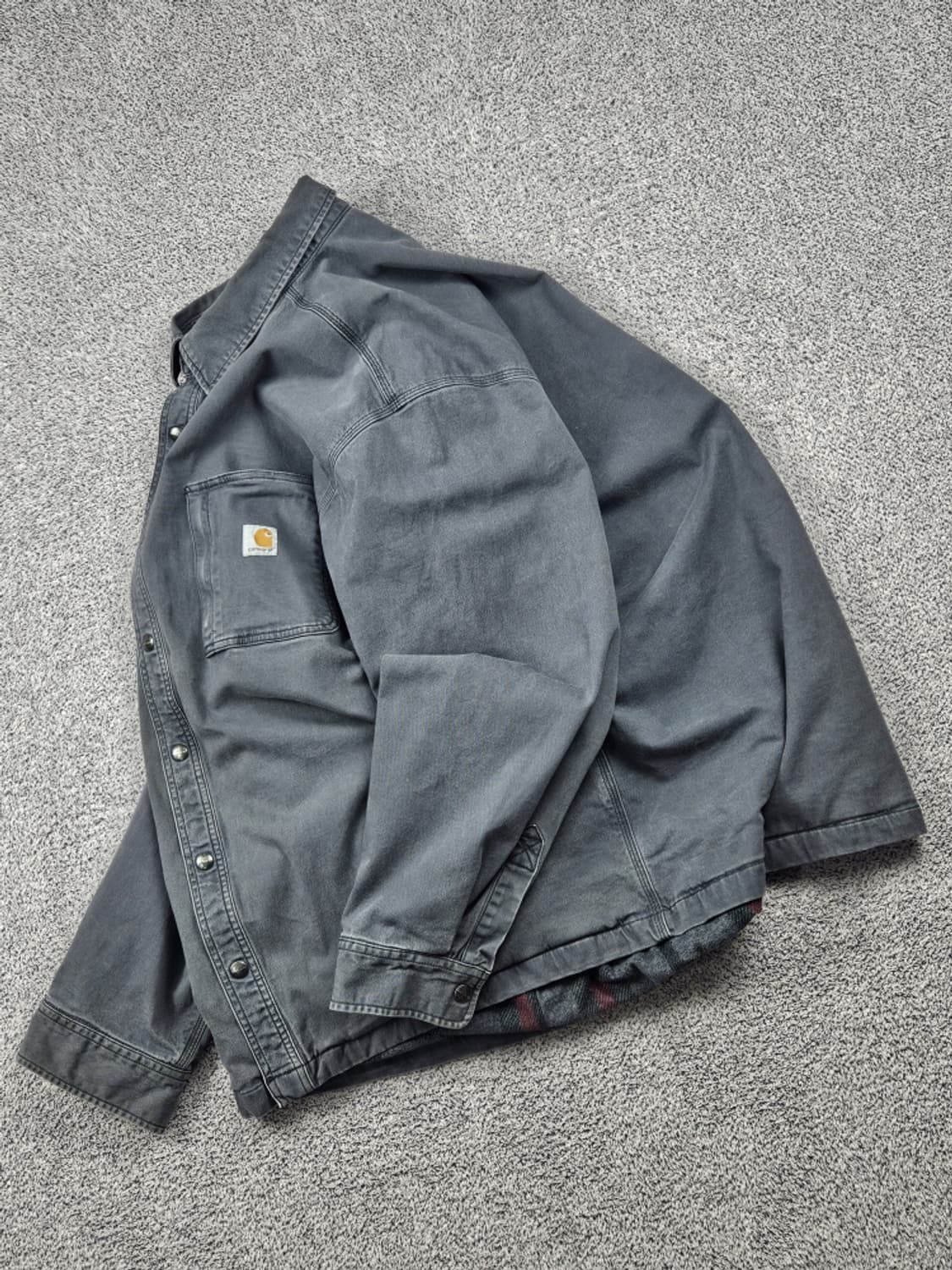 칼하트 헤비 플란넬 안감 워크 셔츠 자켓 ( 3XL ) / 10276 상품이미지3