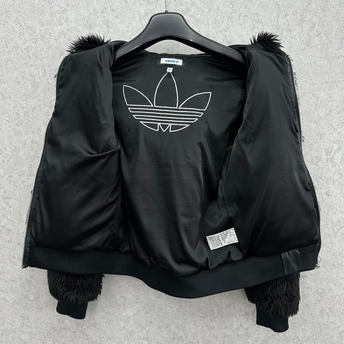 95 아디다스 여자 퍼 후드집업 상품이미지3