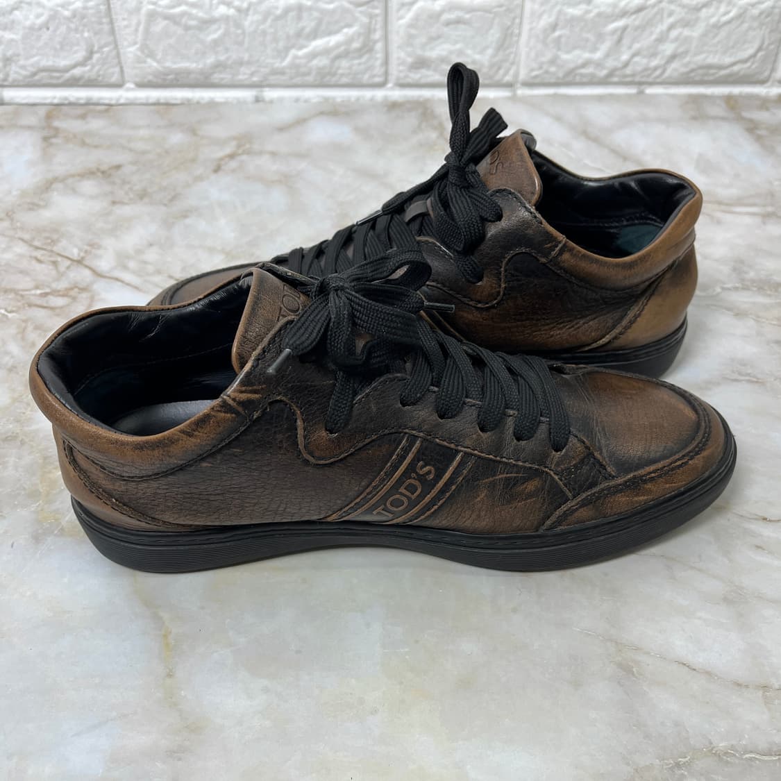 토즈 빈티지워싱 레더 스니커즈 255 상품이미지4