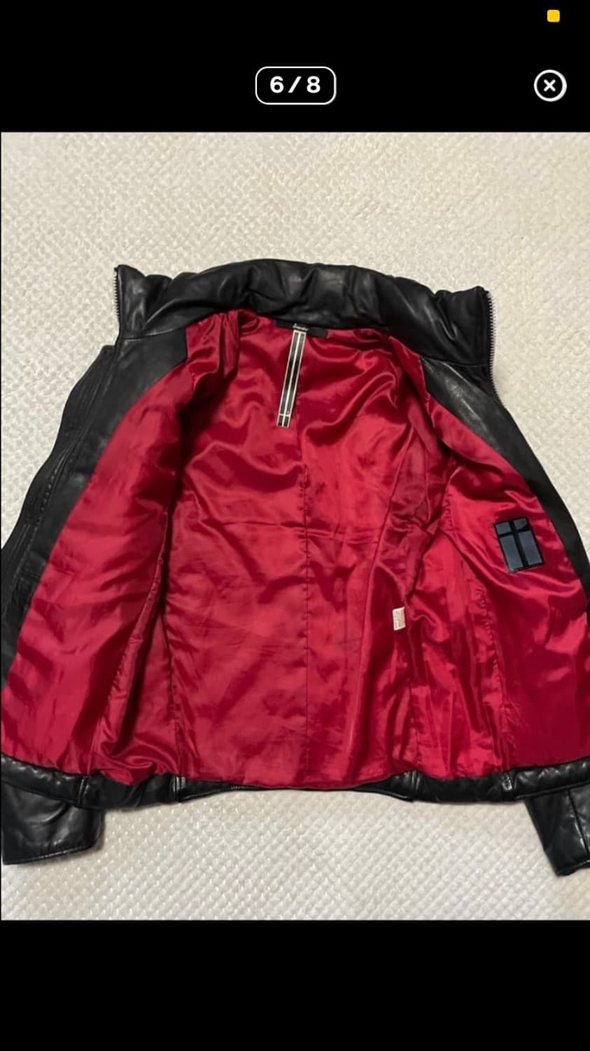 레더 누빔 빈티지 패딩 자켓 상품이미지6