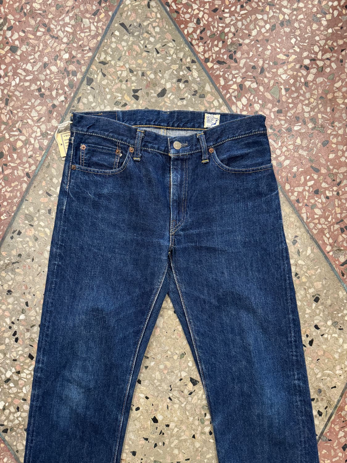 오어슬로우 105 스트레이트 셀비지 데님 (32) 상품이미지4