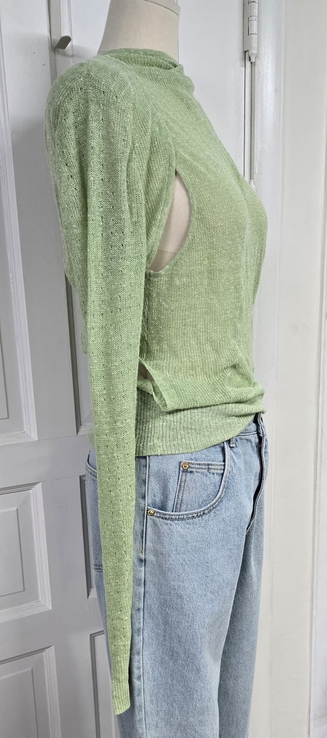 앤더슨벨 레이어드니트/더바넷 브라이튼데님 팬츠 상품이미지3