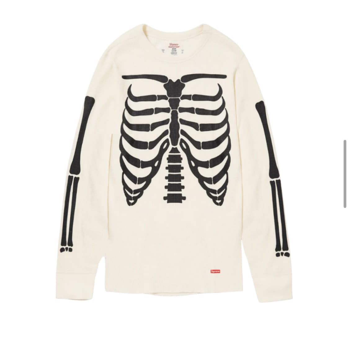 슈프림 헤인즈 본즈 써멀 크루 네추럴 상품이미지1