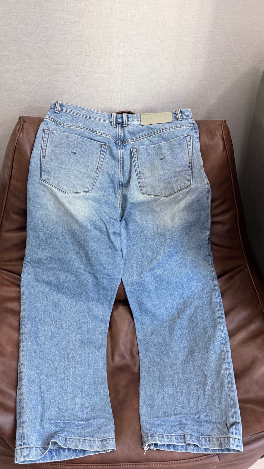 satur 와이드 핀턱 데님 상품이미지4