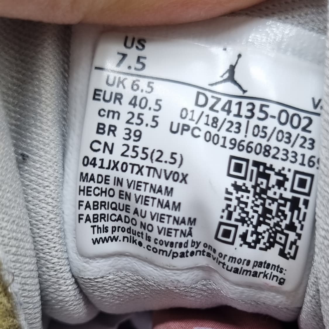 나이키 조던1 로우 SE 운동화 255 상품이미지6