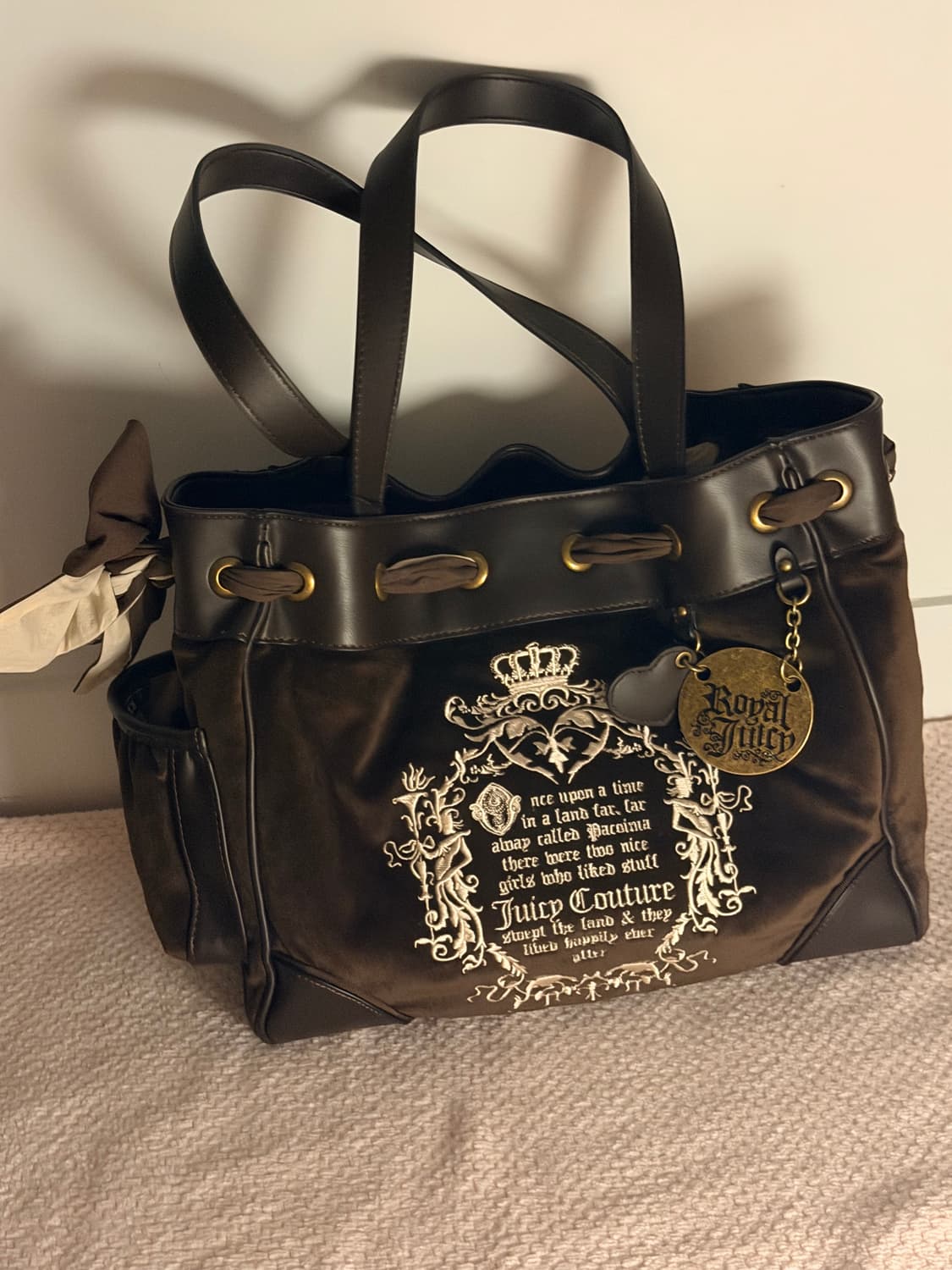 쥬시꾸뛰르 로열 데이드리머 브라운 베이비메탈클럽 베이비베어 빈티지 갸루 상품이미지1