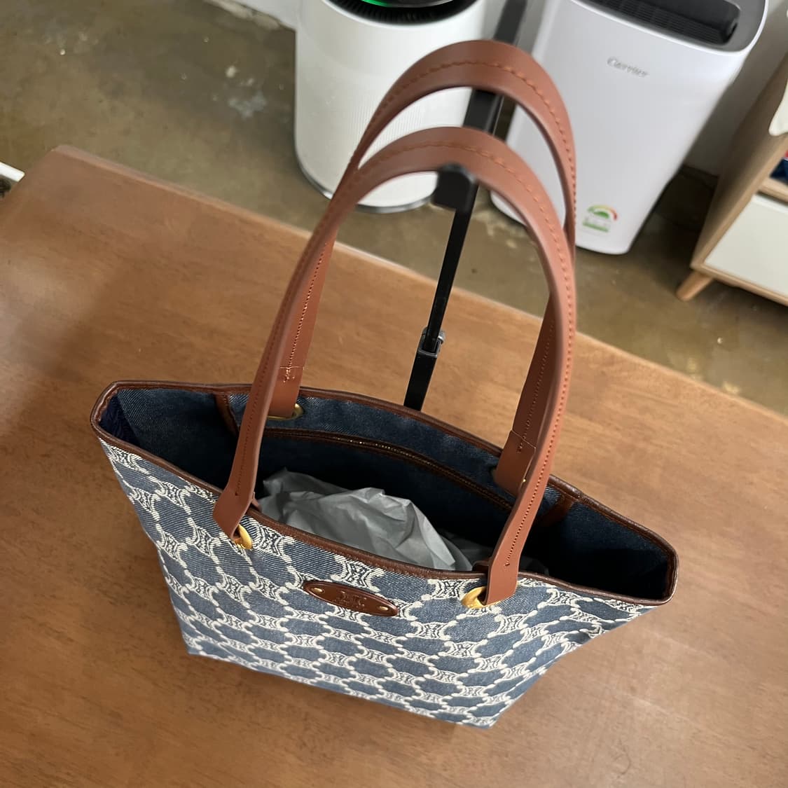 셀린느 블라종 데님 숄더백 OS 상품이미지3