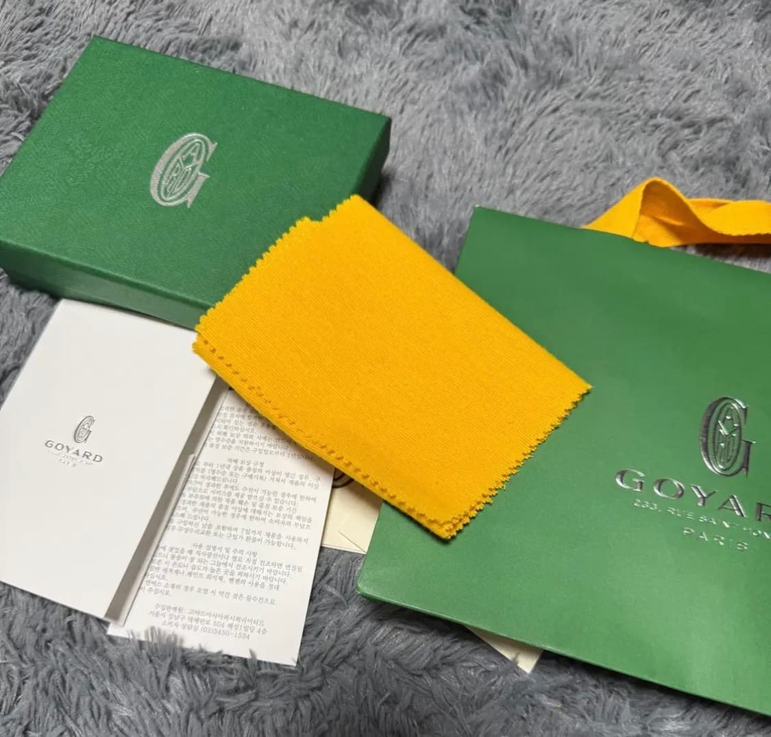 고야드 반지갑 풀박스 상품이미지4