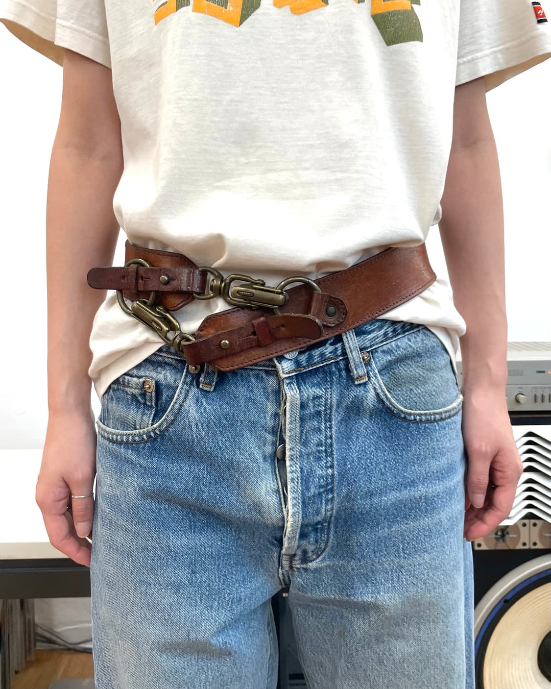 디스퀘어드 2 레더 벨트 상품이미지1