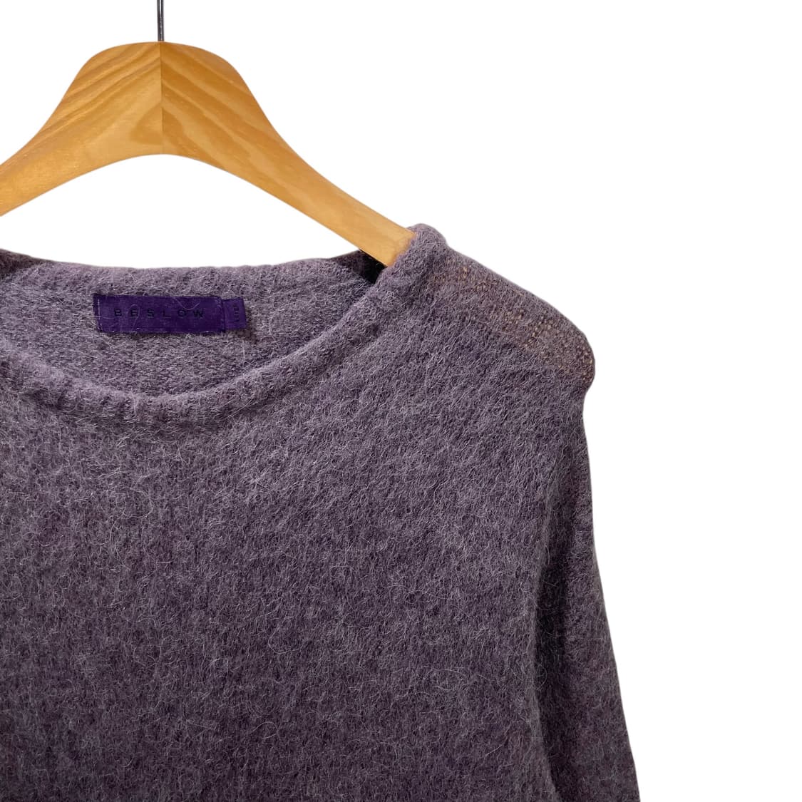 비슬로우 알파카 퍼플 니트 상품이미지3