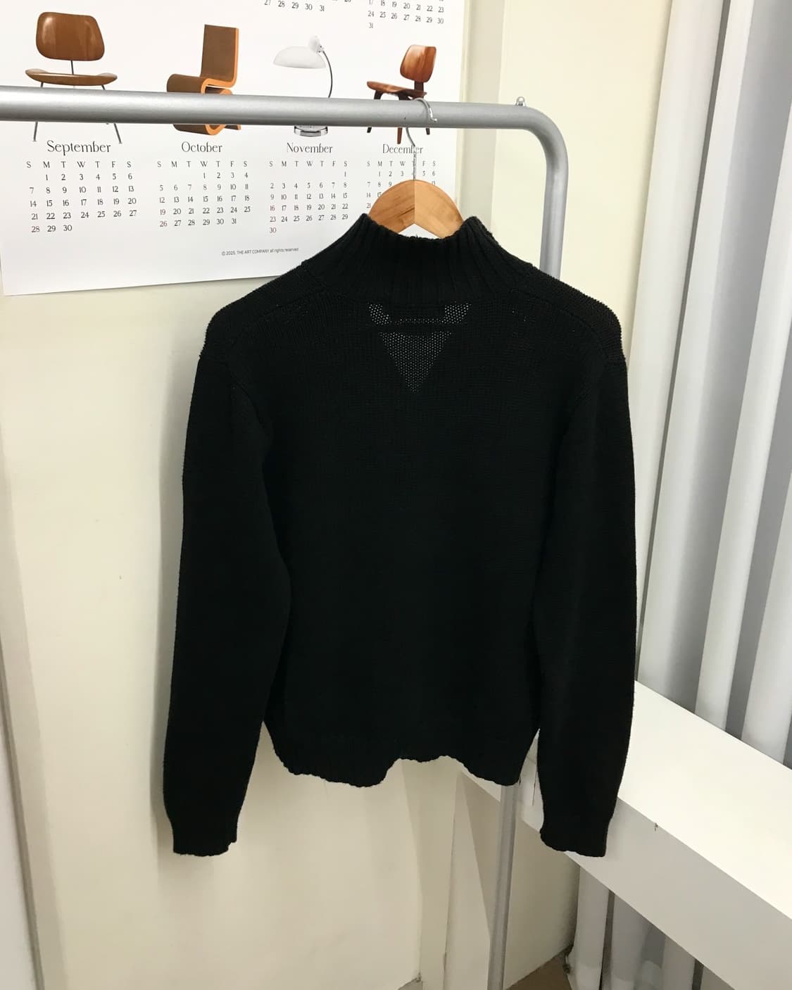 폴로 빈집업 니트 상품이미지5