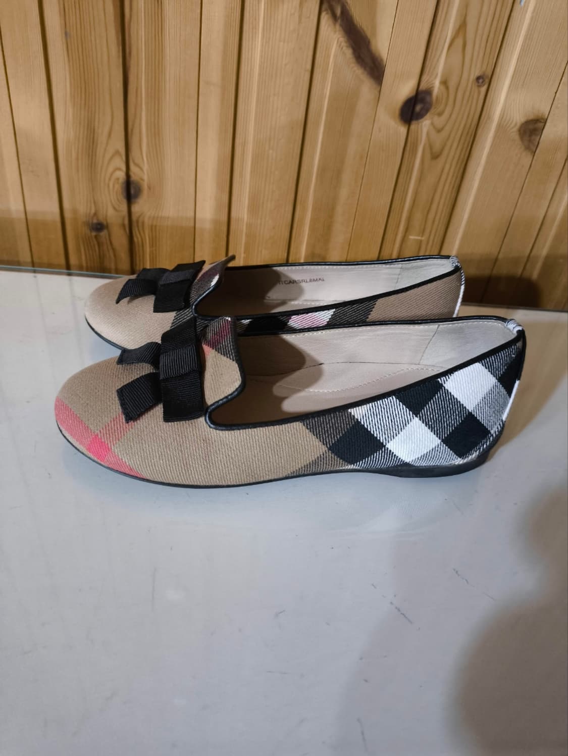 30 버버리 키즈 리본 플랫 상품이미지2