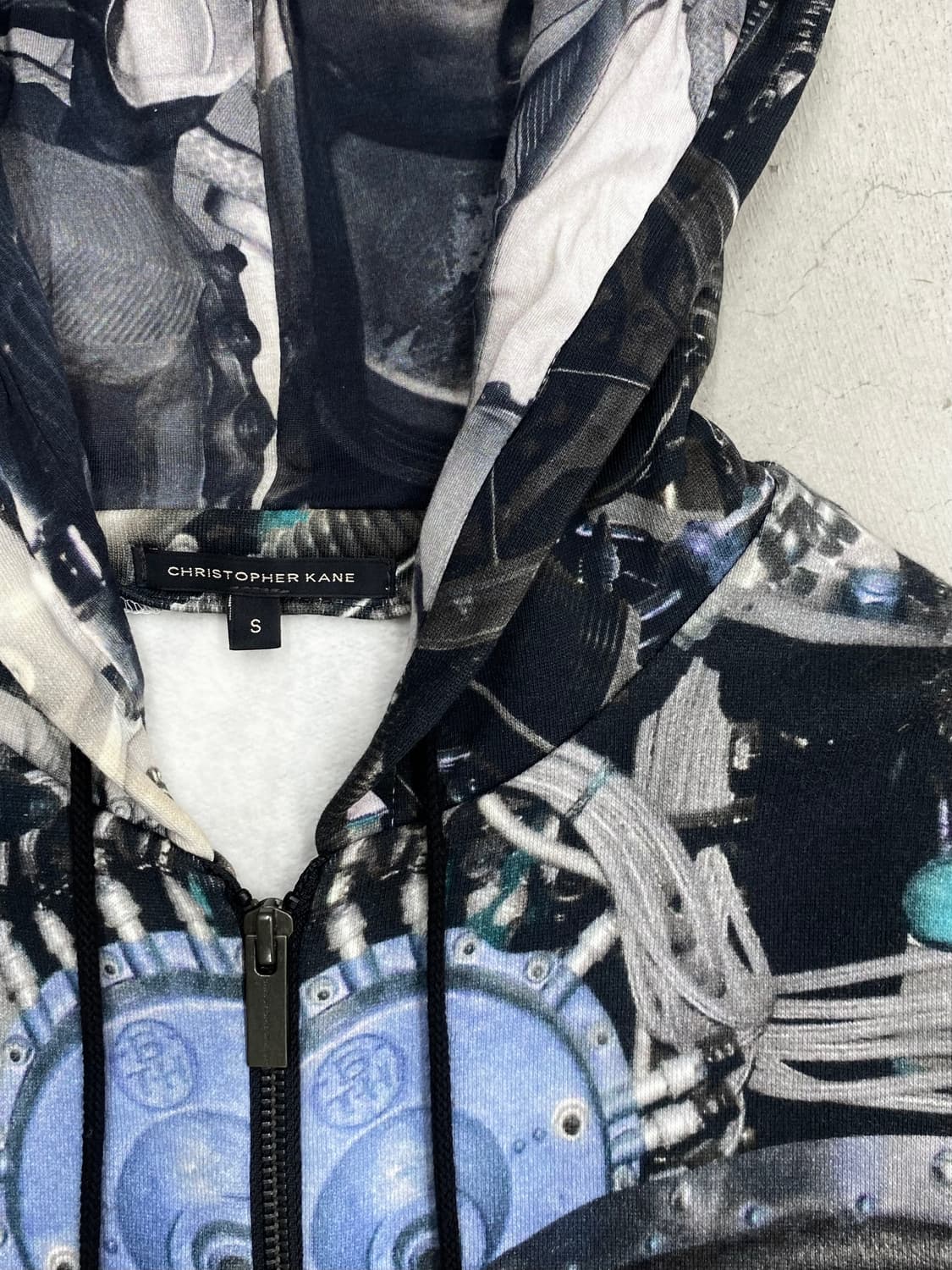 크리스토퍼 케인 2012SS 메카닉 엔진 후드 집업 상품이미지5