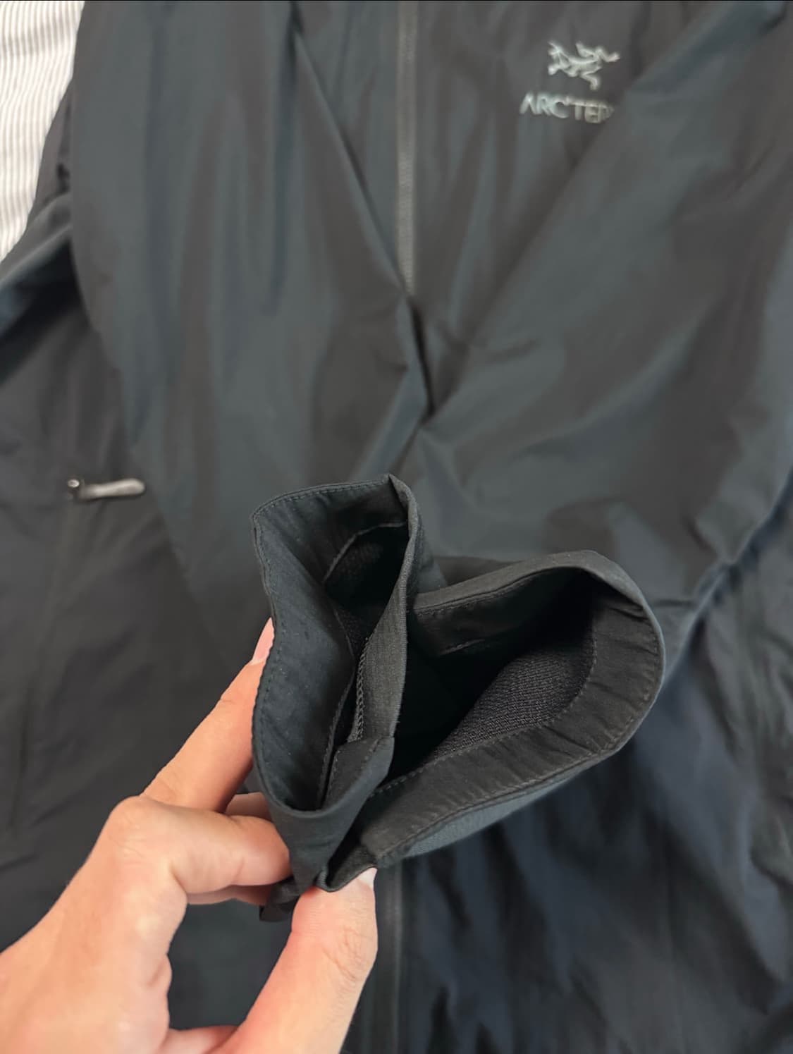 (S급) 아크테릭스 아톰 SL 후디 블랙 L 상품이미지8