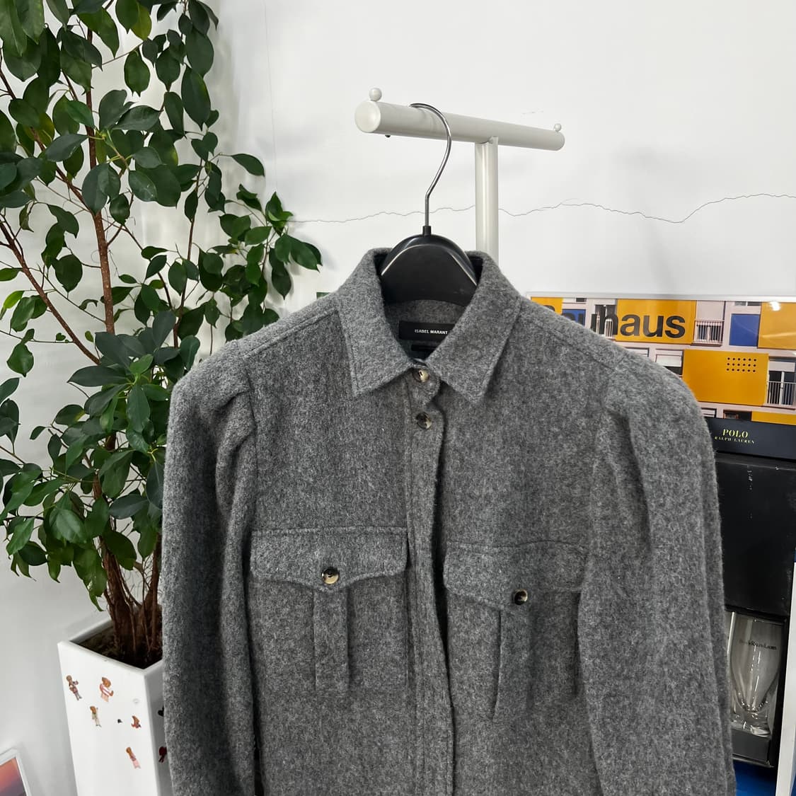 이자벨마랑 숄더퍼프 셔츠자켓 34 상품이미지2