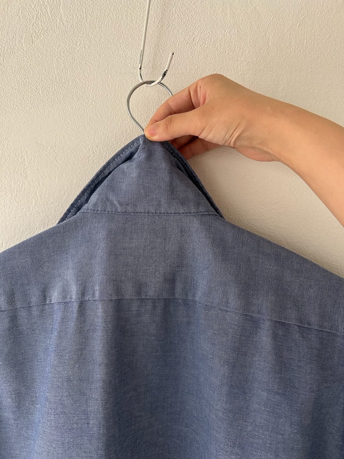 90's Vtg USA Dickies Chambray Work shirt 상품이미지7