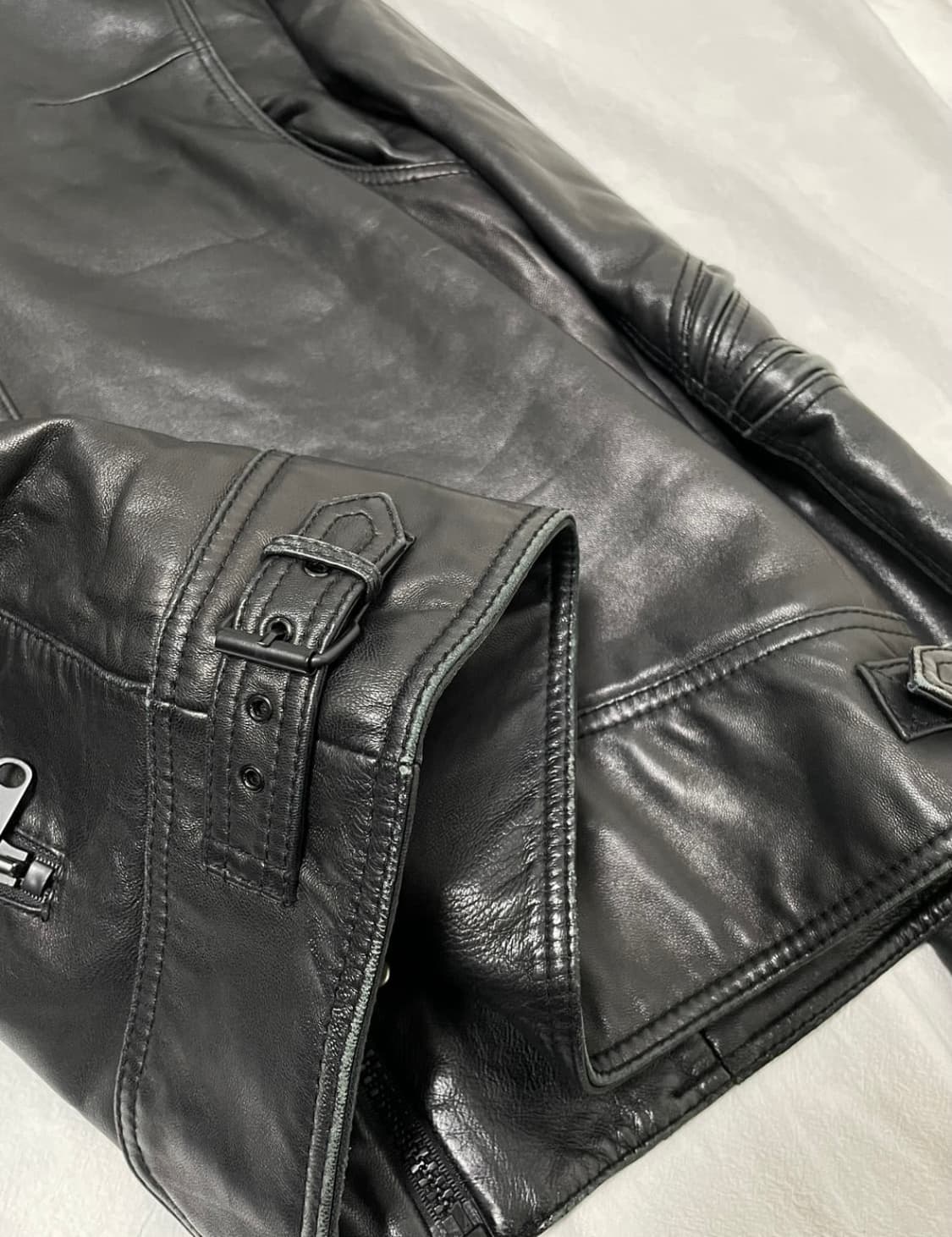 Stud homme lambskin leather jacket 상품이미지6