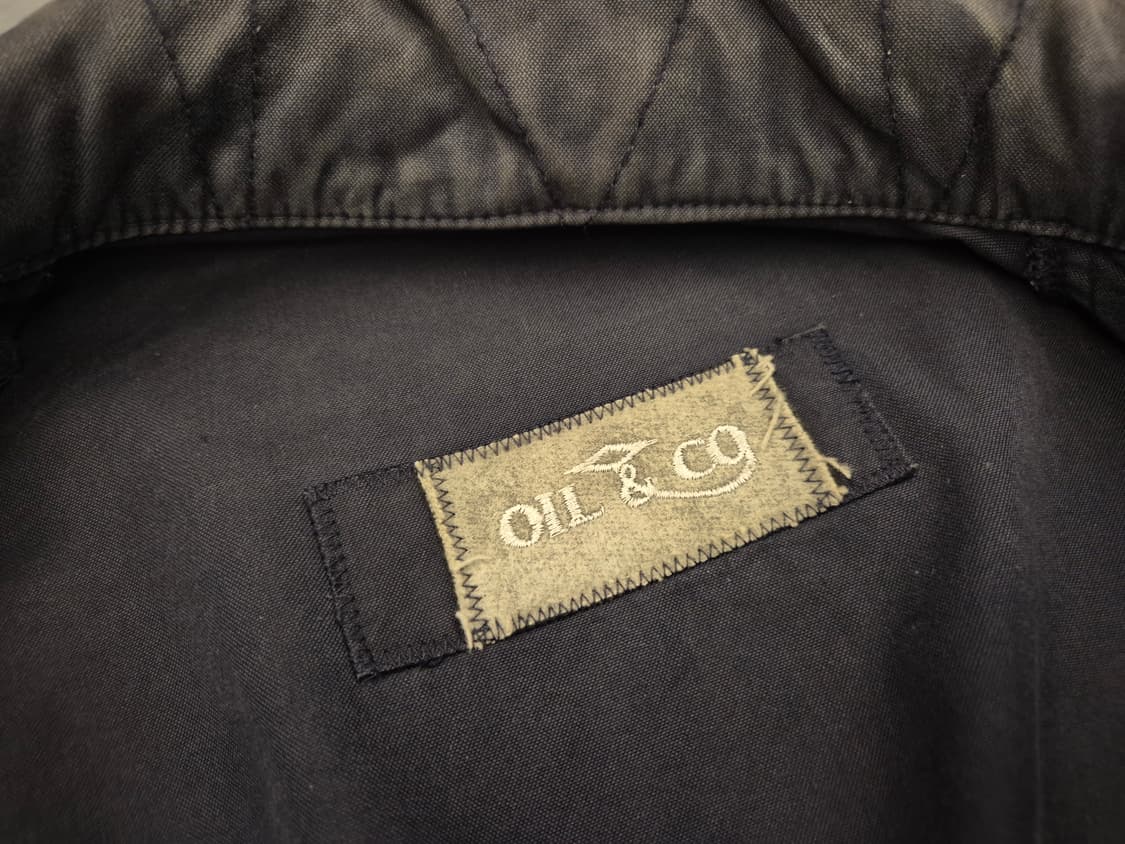 90s OIL&CO 하드페이딩 파이어맨 봄버 자켓 상품이미지8