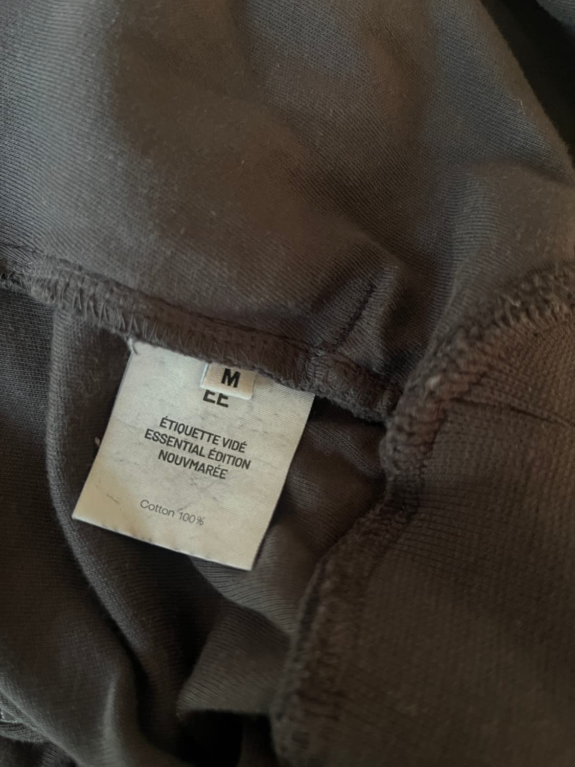 EE 누마레 커브드 후드집업 차콜 M 상품이미지5