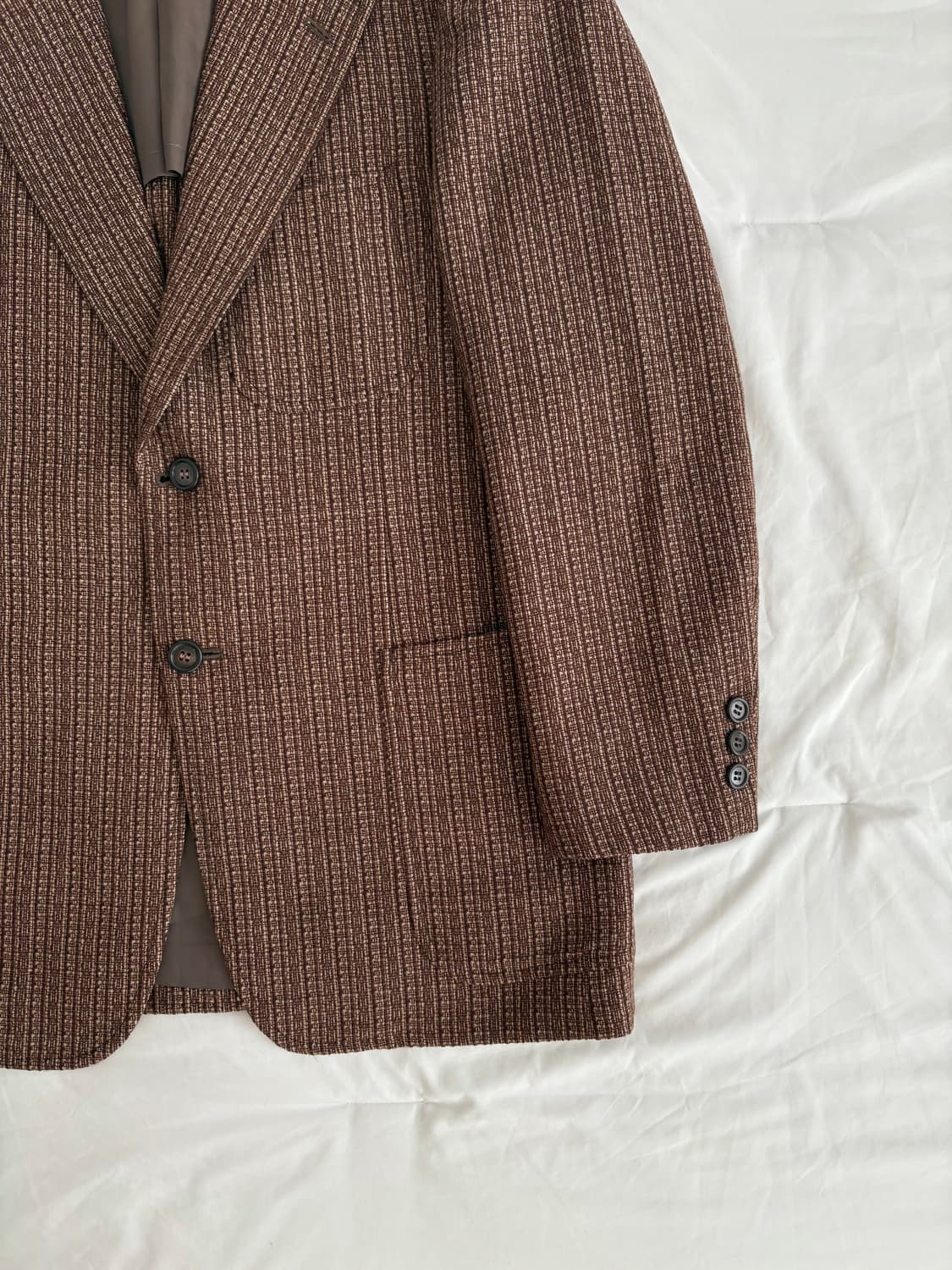 brown pattern jacket 브라운 패턴 자켓 상품이미지5