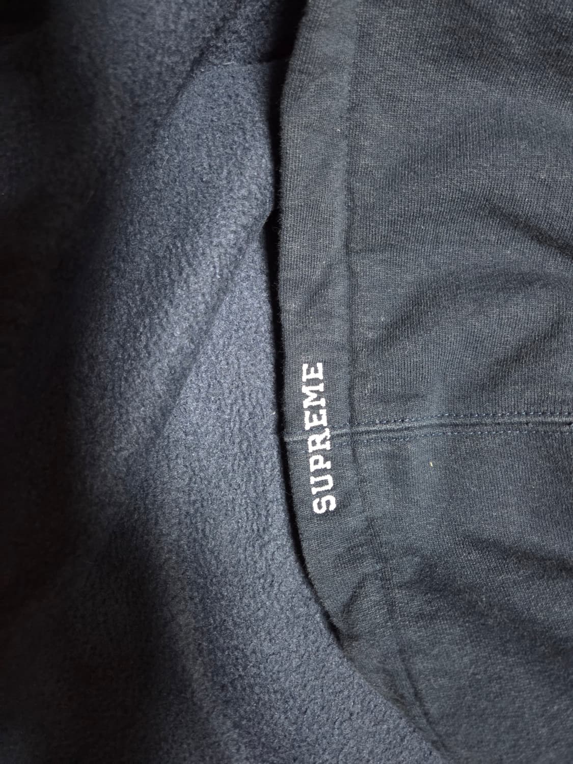 슈프림 s로고 후드집업 네이비 상품이미지8