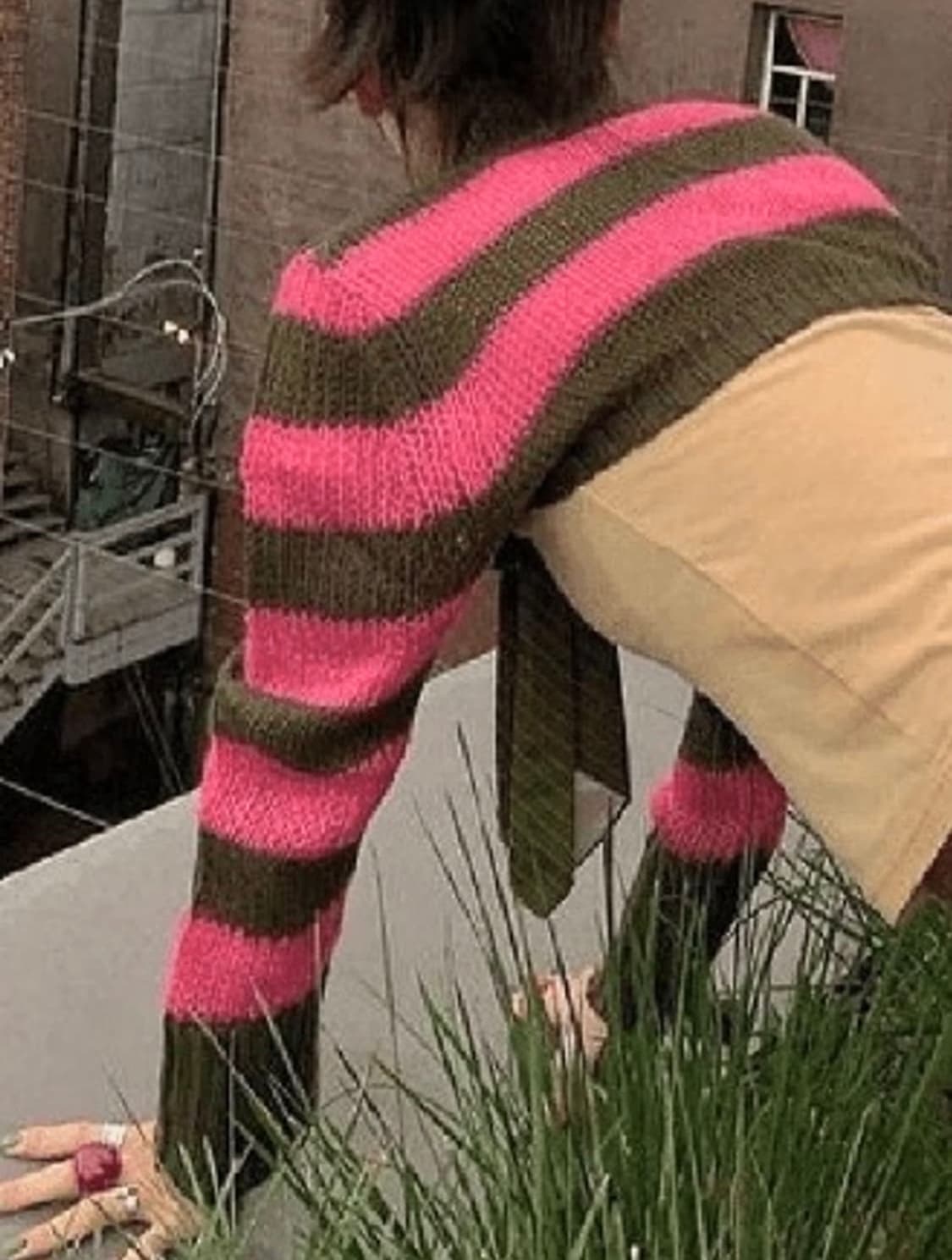 돌스킬 delia*s 스트라이프 니트 가디건 상품이미지7