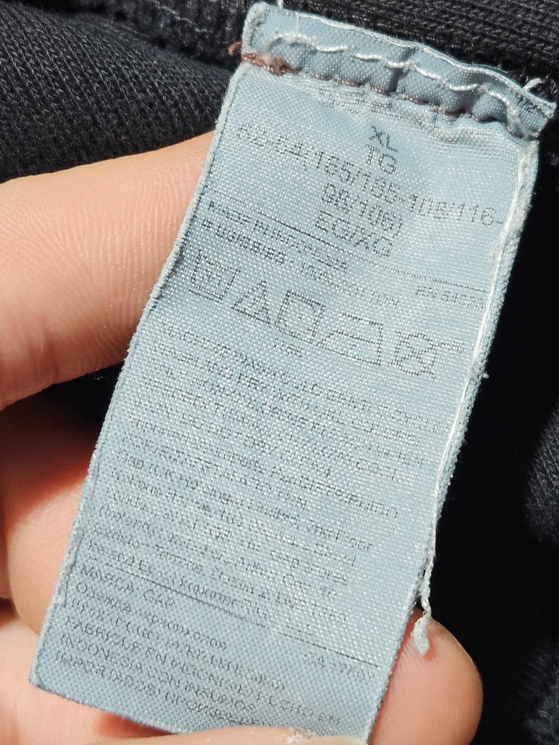 이지 갭 퍼펙트 후드 블랙 XL 상품이미지5