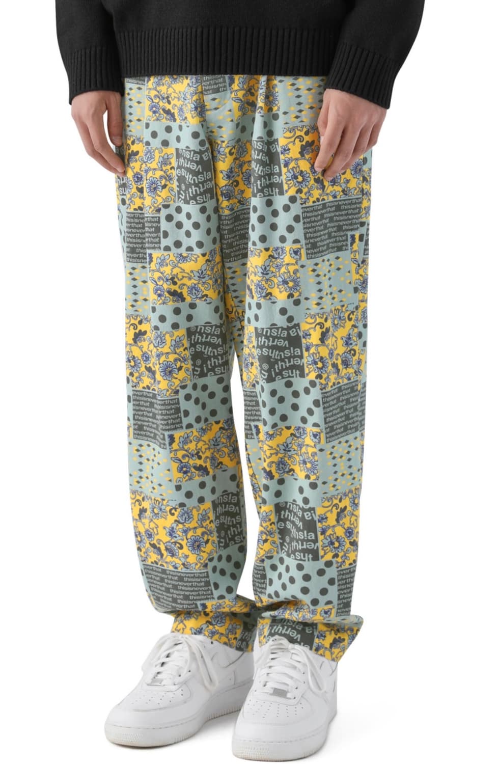 디스이즈네버댓 땡땡이 크레이지 워크 팬츠 바지 그레이 s 상품이미지4