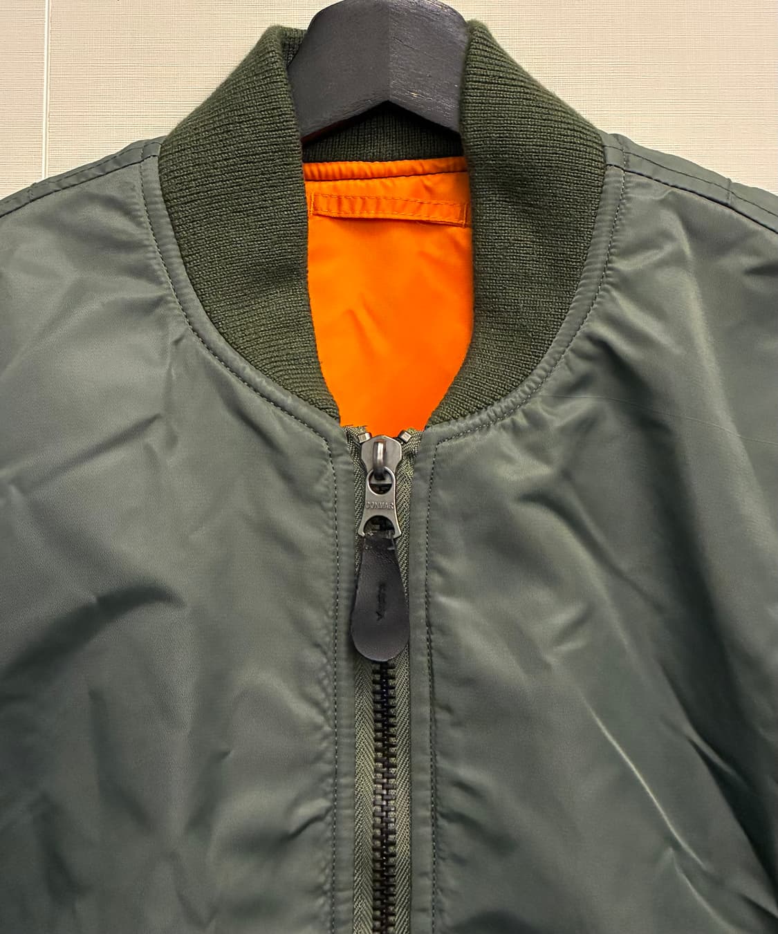 (M/95)YMCLKY USAF 울파일 MA-1 플라이트 항공자켓 복각 상품이미지4