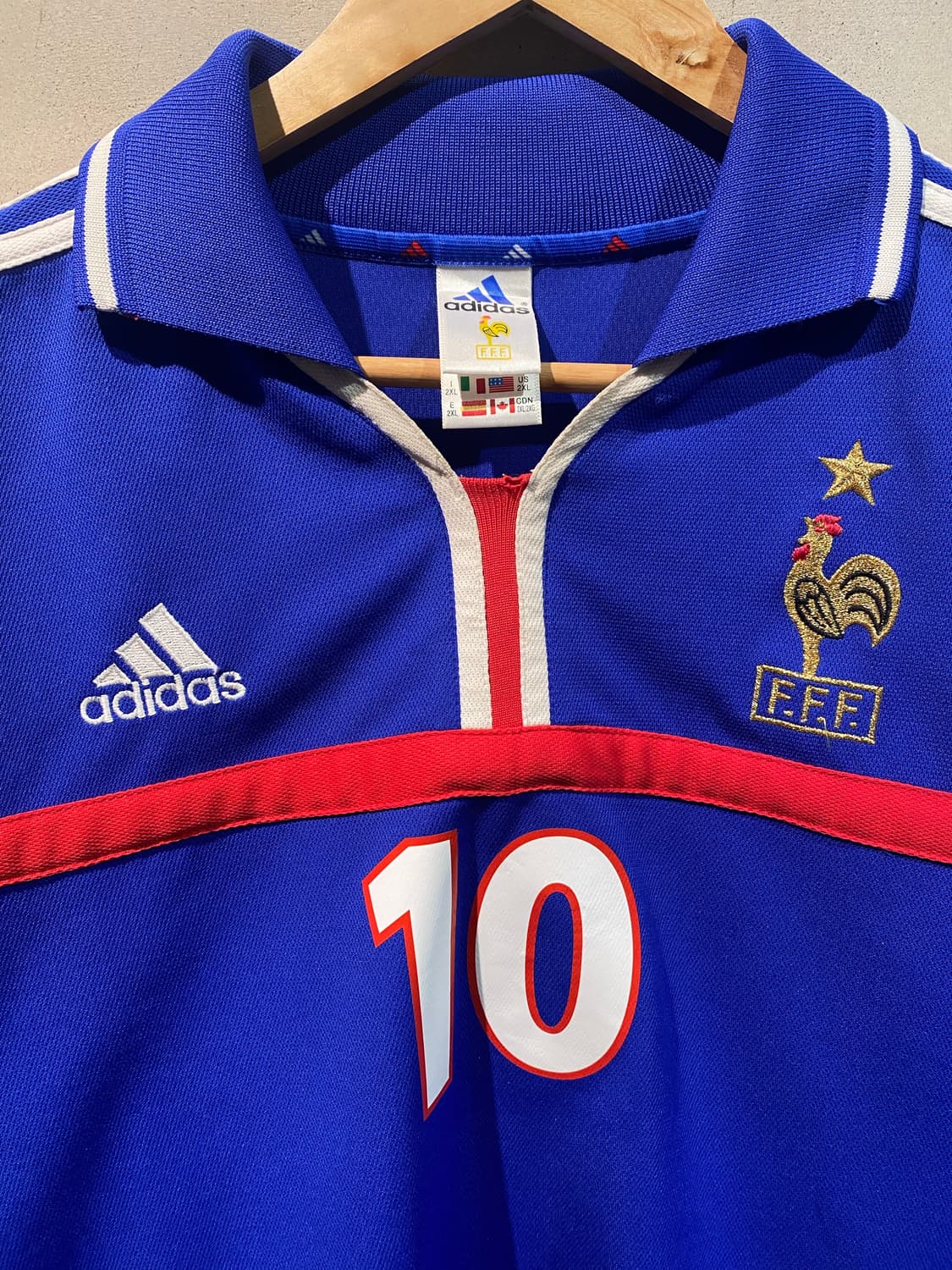 00-02 프랑스 국가대표 지단 홈 유니폼 상품이미지3