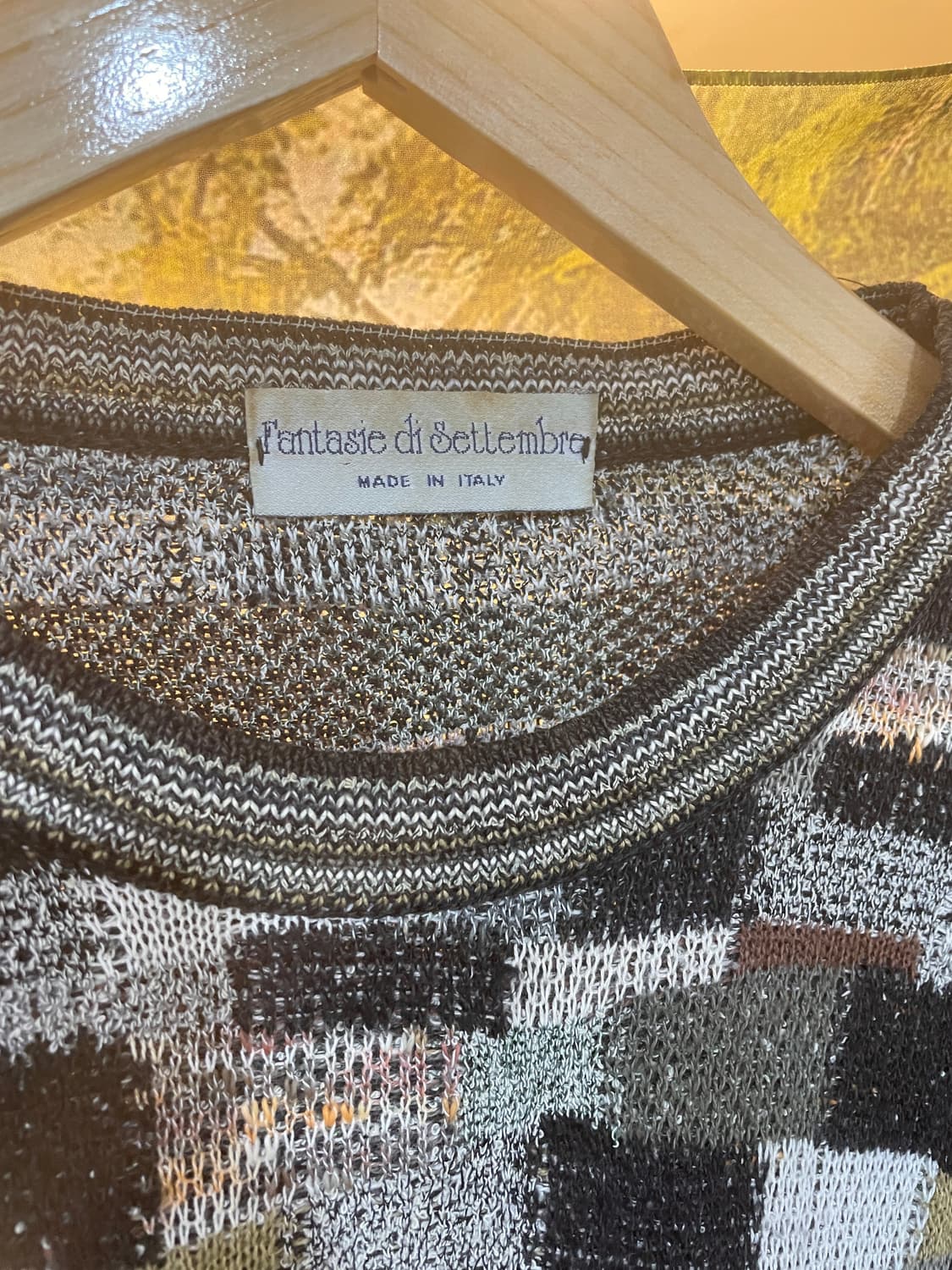 VTG 브릭패치 니트 상품이미지5